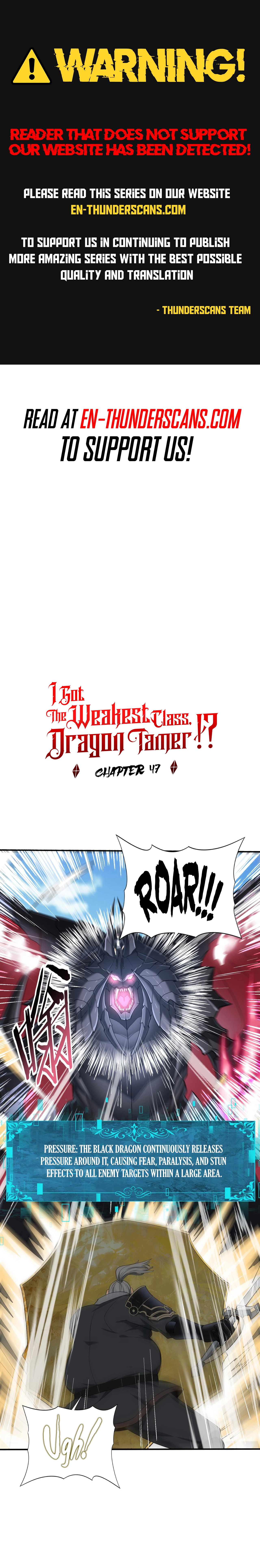 National Job Change: I'm Stuck as the Weakest Dragon Tamer?! Chapter 47 — Page 1