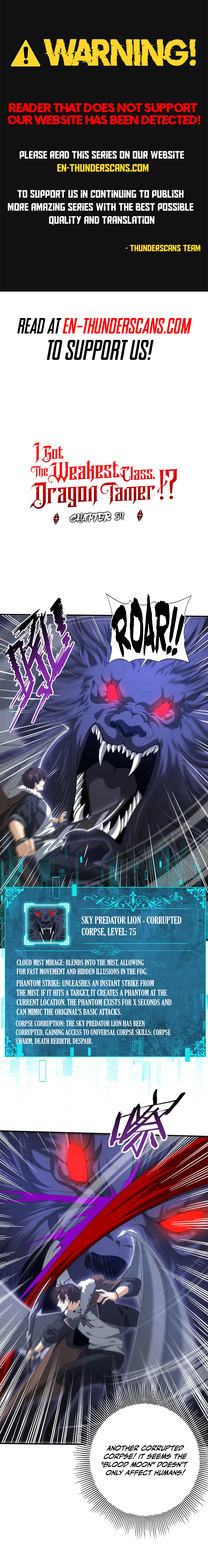National Job Change: I'm Stuck as the Weakest Dragon Tamer?! Chapter 54 — Page 1