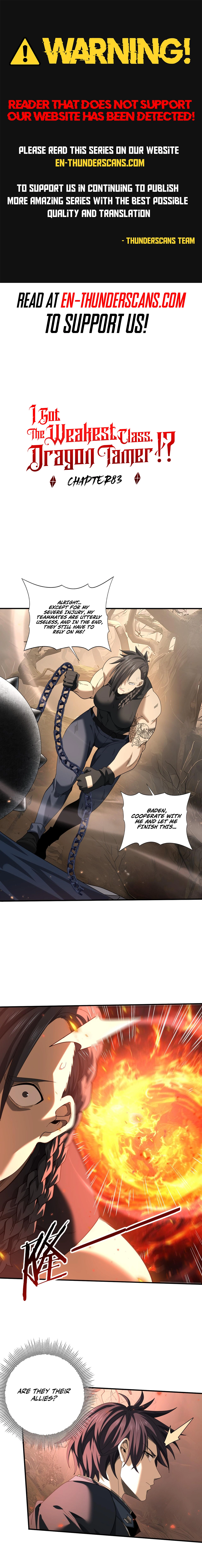 National Job Change: I'm Stuck as the Weakest Dragon Tamer?! Chapter 83 — Page 1