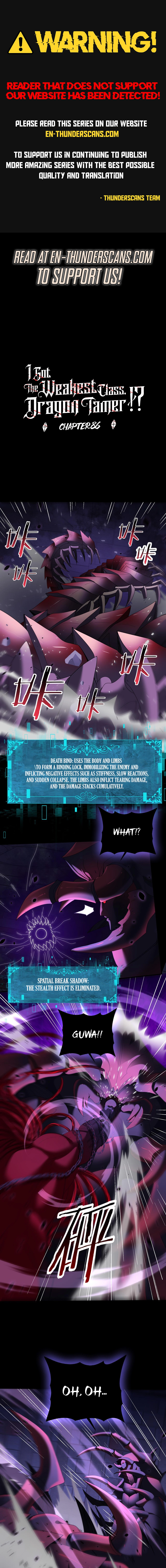 National Job Change: I'm Stuck as the Weakest Dragon Tamer?! Chapter 86 — Page 1
