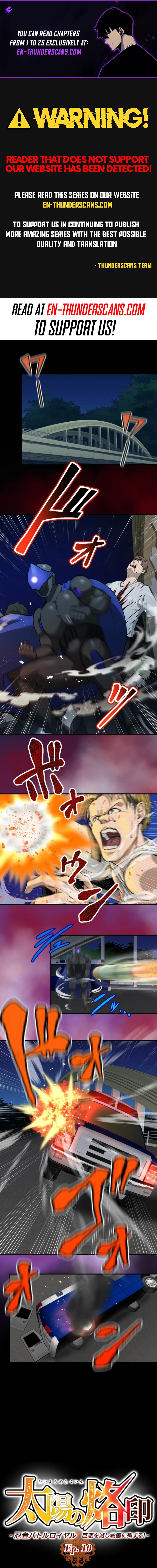 Ninja Battle Royale: Destroying Great Evil and Dying for the Salvation of the Nation! Chapter 10 — Page 1
