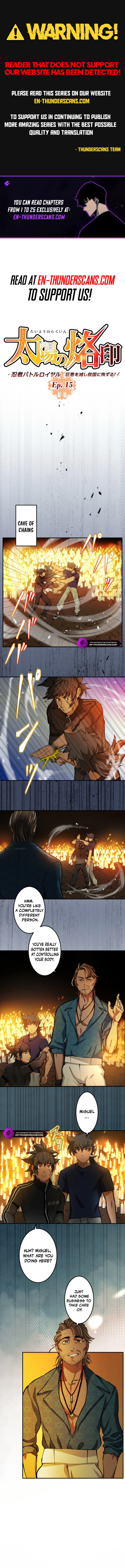 Ninja Battle Royale: Destroying Great Evil and Dying for the Salvation of the Nation! Chapter 15 — Page 1
