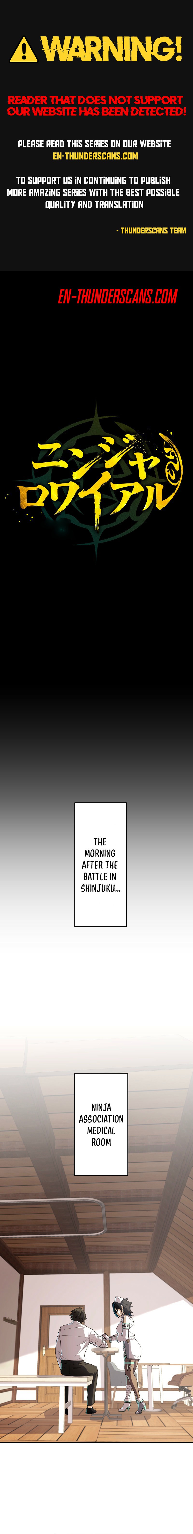 Ninja Royale ~Ji o Koeta Saikyou no Ninja~ Chapter 29 — Page 1