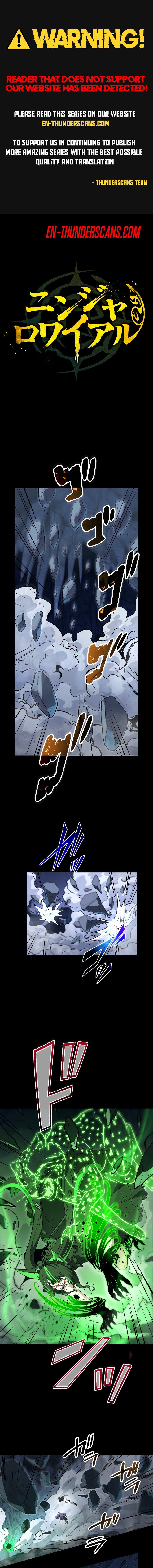 Ninja Royale ~Ji o Koeta Saikyou no Ninja~ Chapter 34 — Page 1