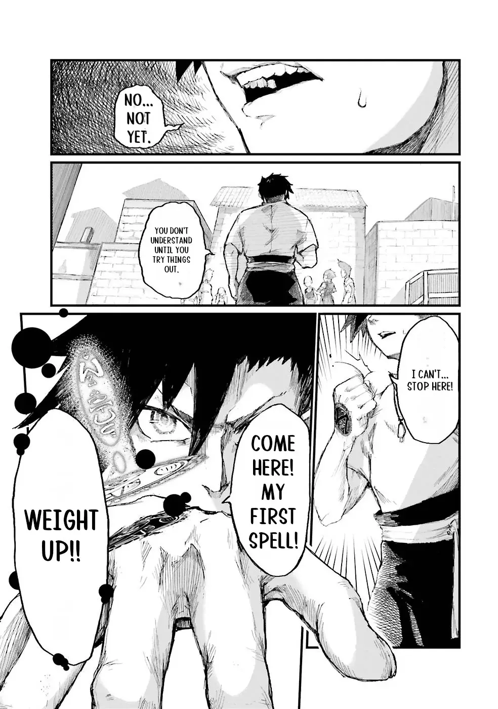 Noroma Mahou to Yobareta Mahoutsukai wa Juuryoku Mahou de Musou suru - Mada Juuryoku no Gainen no nai Sekai nite, Shounen wa Banyuuinryoku no Ou to naru Chapter 1 — Page 23