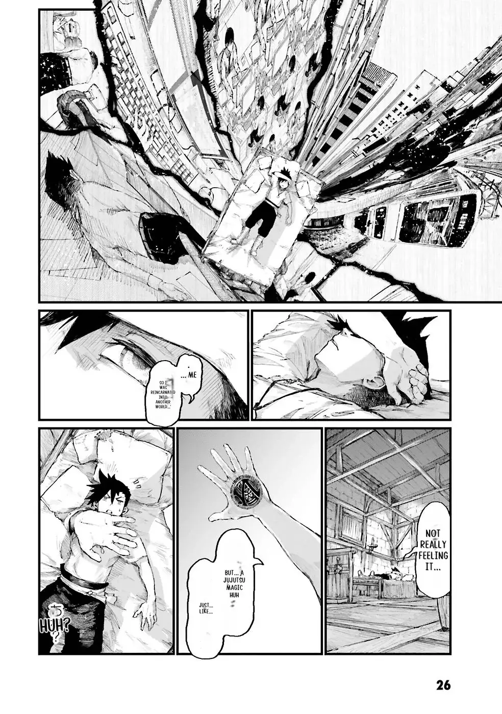 Noroma Mahou to Yobareta Mahoutsukai wa Juuryoku Mahou de Musou suru - Mada Juuryoku no Gainen no nai Sekai nite, Shounen wa Banyuuinryoku no Ou to naru Chapter 1 — Page 28