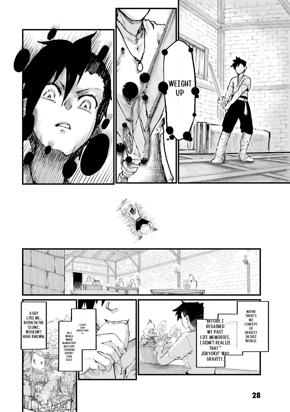 Noroma Mahou to Yobareta Mahoutsukai wa Juuryoku Mahou de Musou suru - Mada Juuryoku no Gainen no nai Sekai nite, Shounen wa Banyuuinryoku no Ou to naru Chapter 1 — Page 30