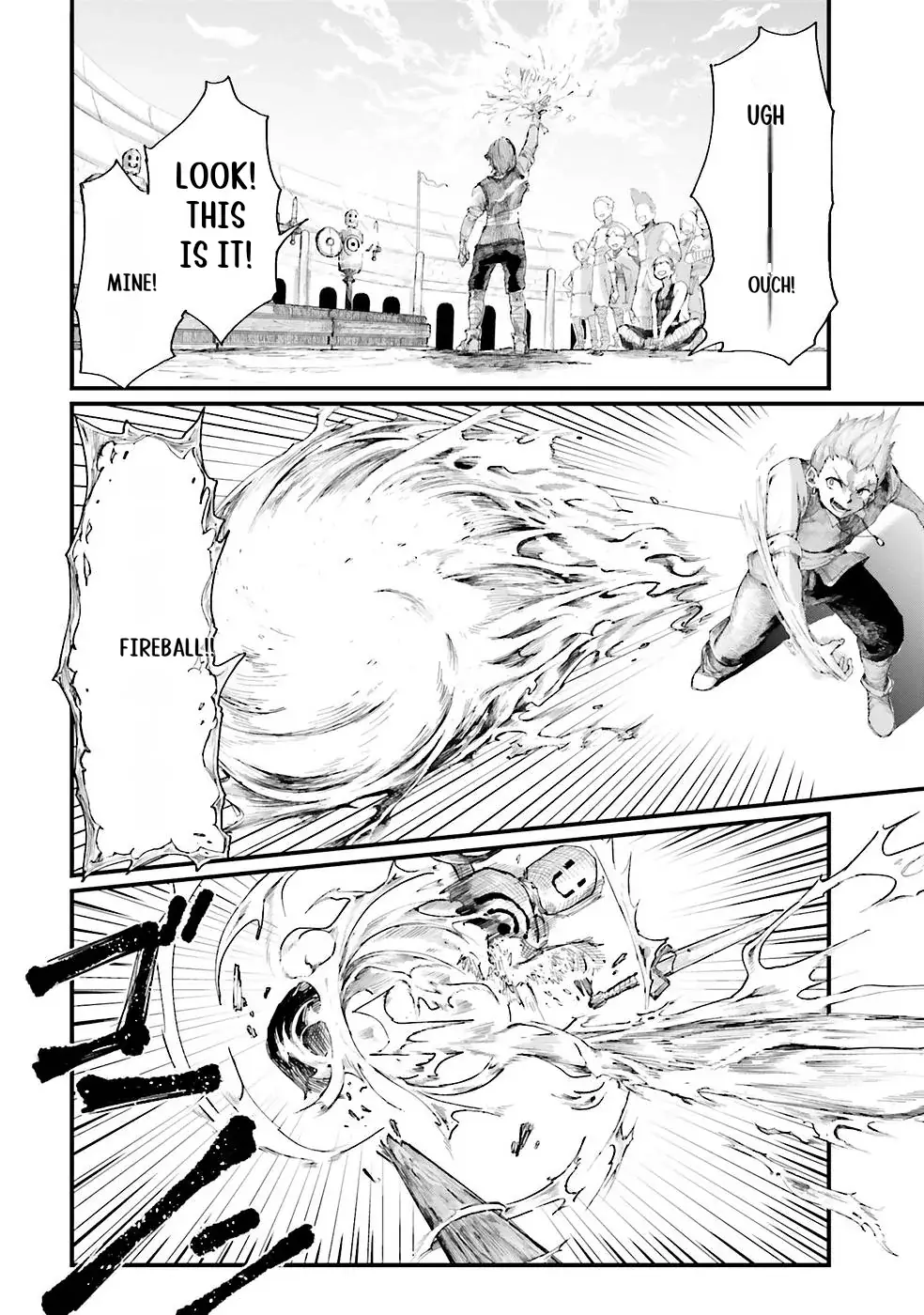 Noroma Mahou to Yobareta Mahoutsukai wa Juuryoku Mahou de Musou suru - Mada Juuryoku no Gainen no nai Sekai nite, Shounen wa Banyuuinryoku no Ou to naru Chapter 1 — Page 38