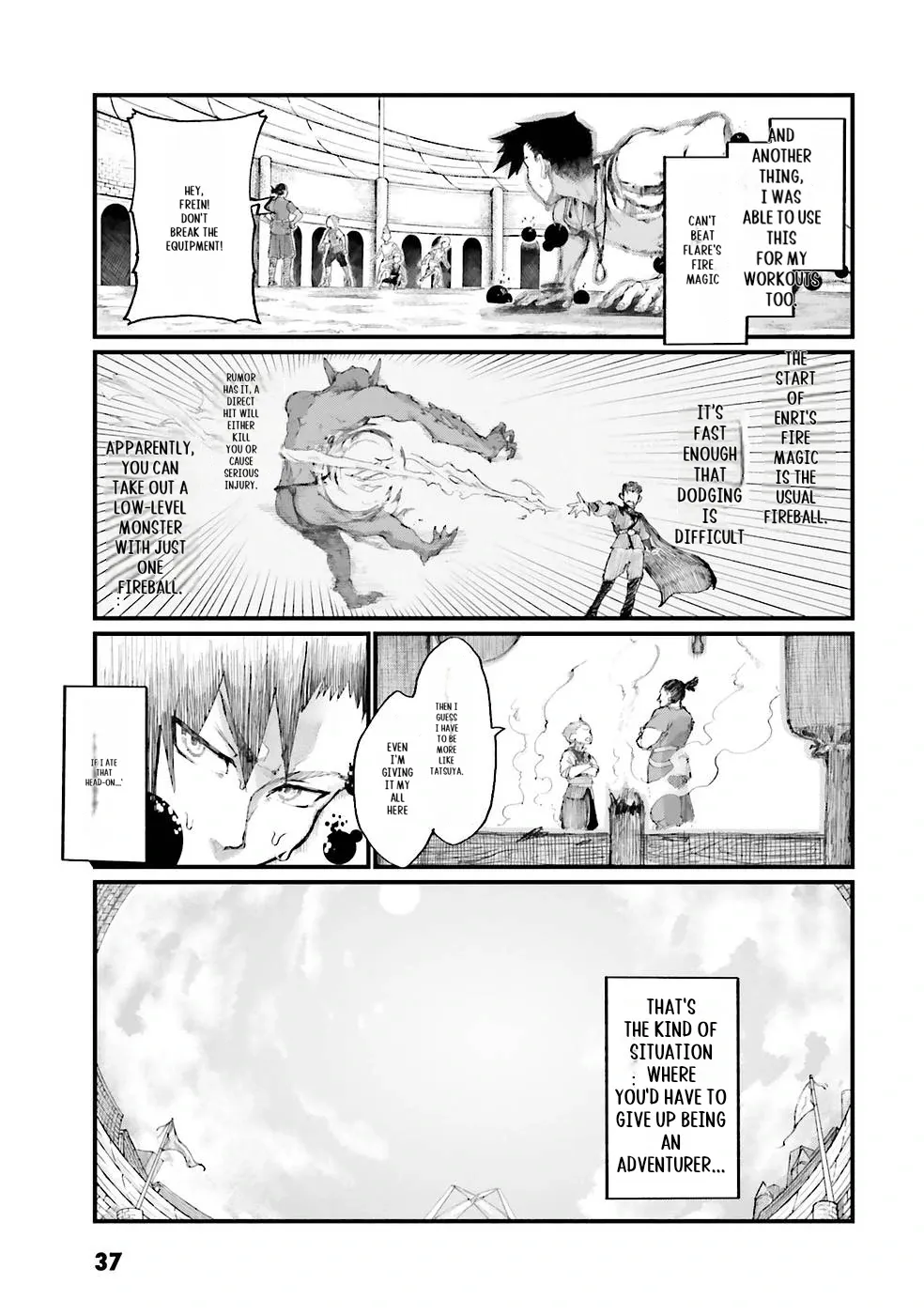 Noroma Mahou to Yobareta Mahoutsukai wa Juuryoku Mahou de Musou suru - Mada Juuryoku no Gainen no nai Sekai nite, Shounen wa Banyuuinryoku no Ou to naru Chapter 1 — Page 39