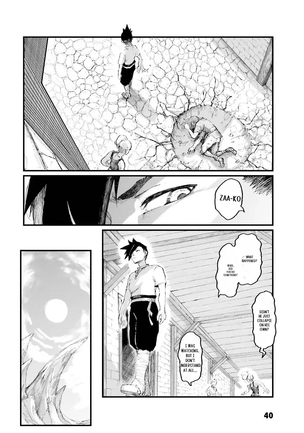 Noroma Mahou to Yobareta Mahoutsukai wa Juuryoku Mahou de Musou suru - Mada Juuryoku no Gainen no nai Sekai nite, Shounen wa Banyuuinryoku no Ou to naru Chapter 1 — Page 42