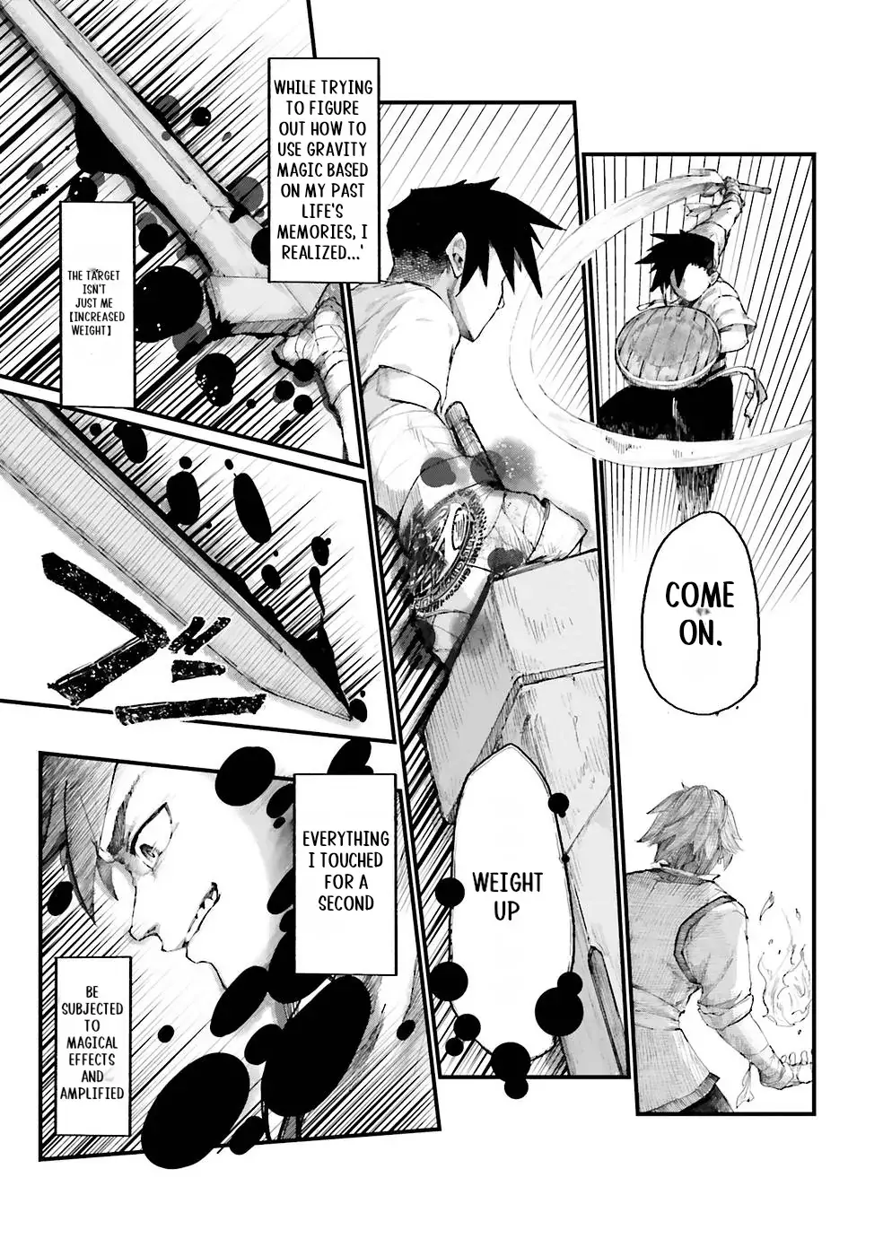 Noroma Mahou to Yobareta Mahoutsukai wa Juuryoku Mahou de Musou suru - Mada Juuryoku no Gainen no nai Sekai nite, Shounen wa Banyuuinryoku no Ou to naru Chapter 1 — Page 51