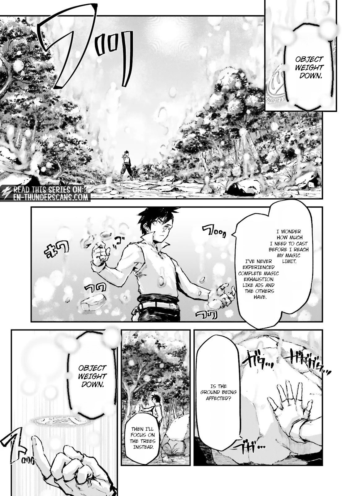 Noroma Mahou to Yobareta Mahoutsukai wa Juuryoku Mahou de Musou suru - Mada Juuryoku no Gainen no nai Sekai nite, Shounen wa Banyuuinryoku no Ou to naru Chapter 25 — Page 23