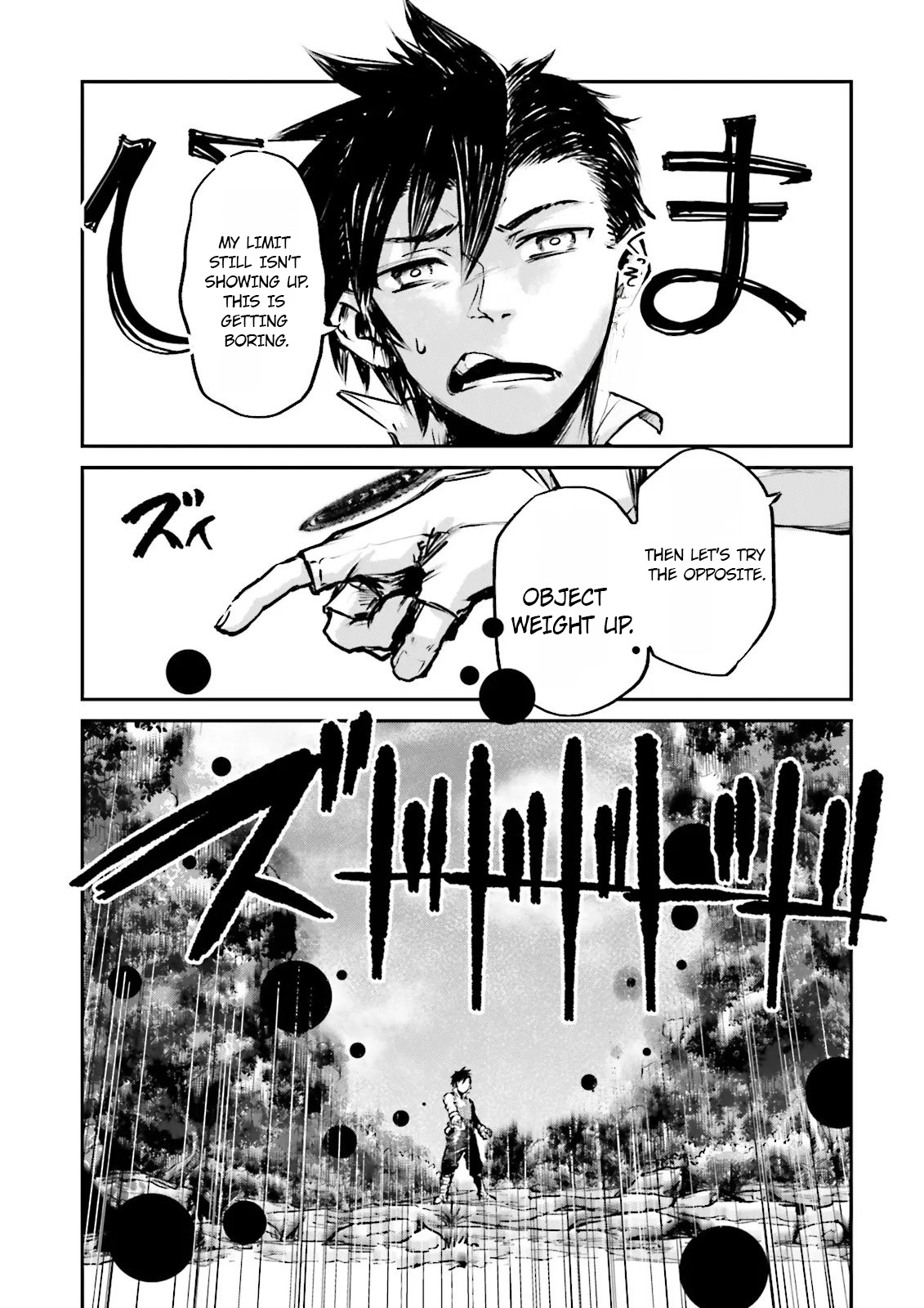Noroma Mahou to Yobareta Mahoutsukai wa Juuryoku Mahou de Musou suru - Mada Juuryoku no Gainen no nai Sekai nite, Shounen wa Banyuuinryoku no Ou to naru Chapter 25 — Page 25