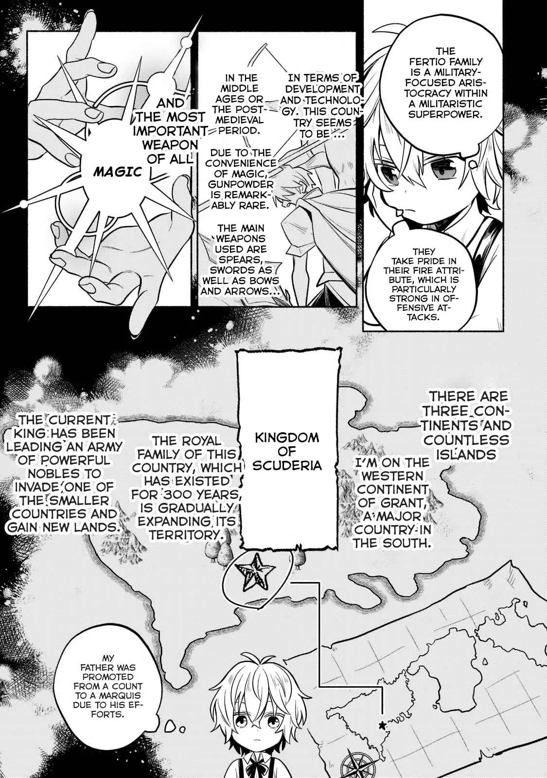 Okiraku Ryoushu no Tanoshii Ryouchi Bouei ~Seisan-kei Majutsu de Na mo na Kimura wo Saikyou no Jousai Toshi ni~ Chapter 1.2 — Page 5