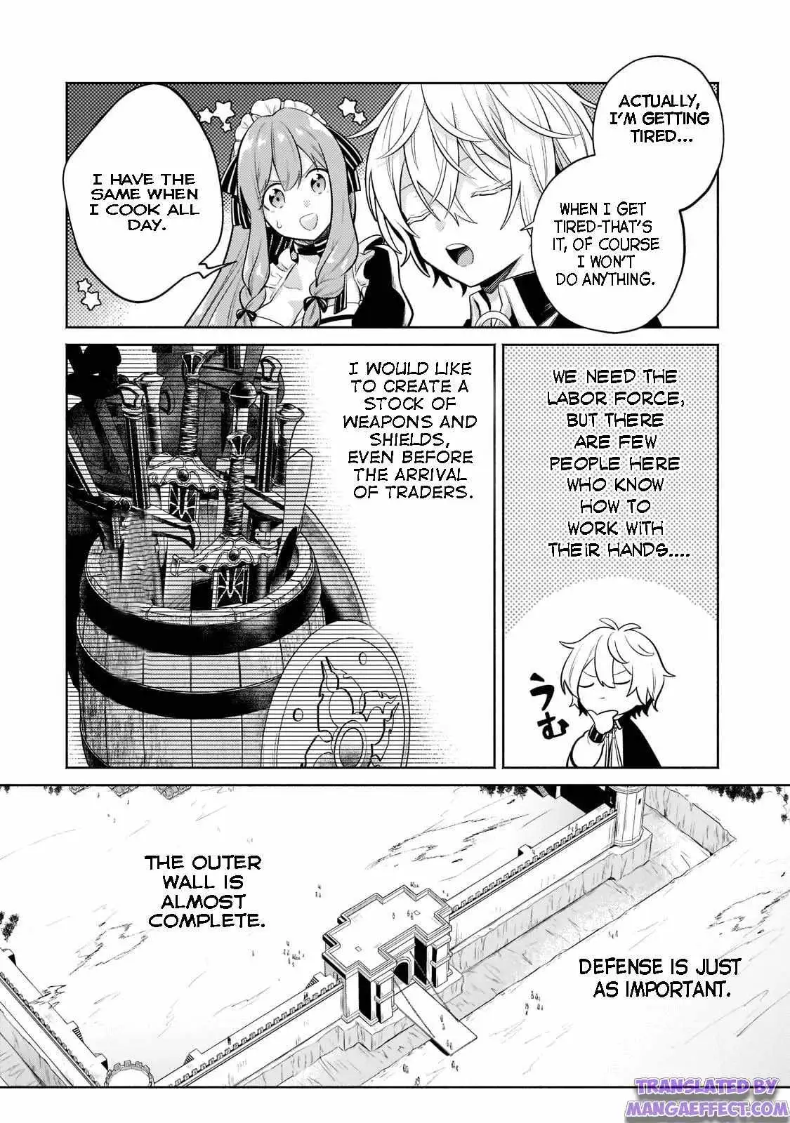 Okiraku Ryoushu no Tanoshii Ryouchi Bouei ~Seisan-kei Majutsu de Na mo na Kimura wo Saikyou no Jousai Toshi ni~ Chapter 11 — Page 6