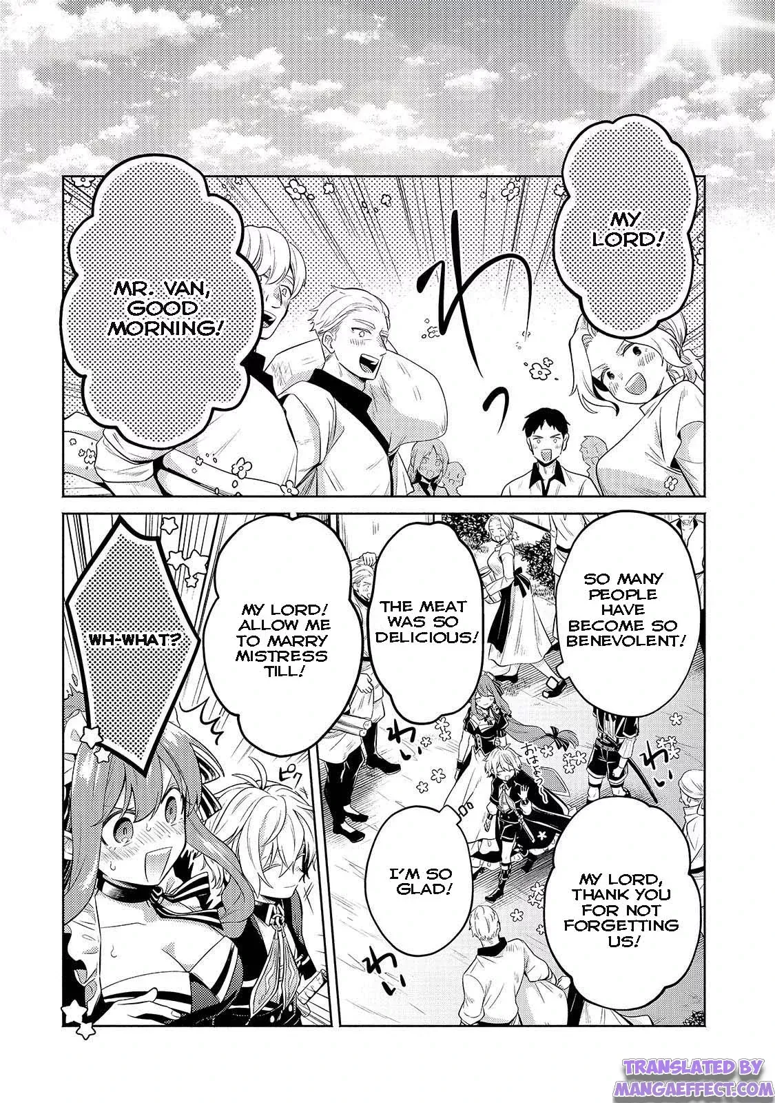 Okiraku Ryoushu no Tanoshii Ryouchi Bouei ~Seisan-kei Majutsu de Na mo na Kimura wo Saikyou no Jousai Toshi ni~ Chapter 13.1 — Page 8