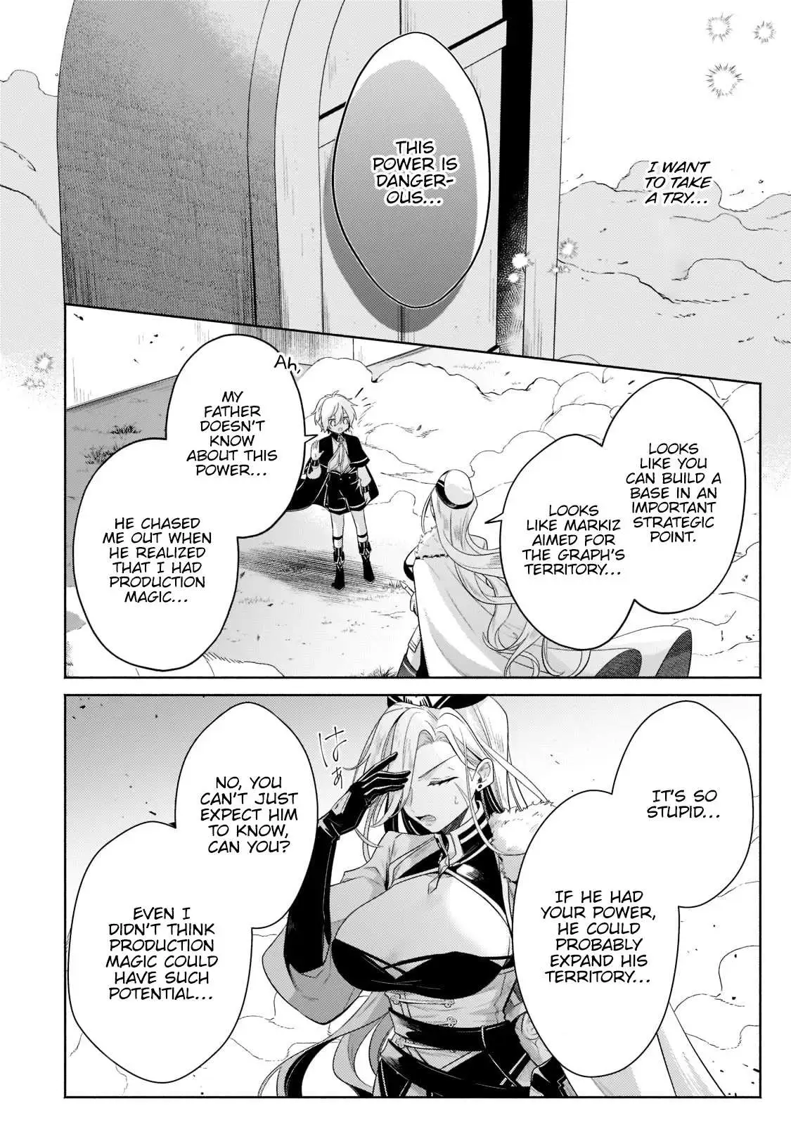 Okiraku Ryoushu no Tanoshii Ryouchi Bouei ~Seisan-kei Majutsu de Na mo na Kimura wo Saikyou no Jousai Toshi ni~ Chapter 17 — Page 19