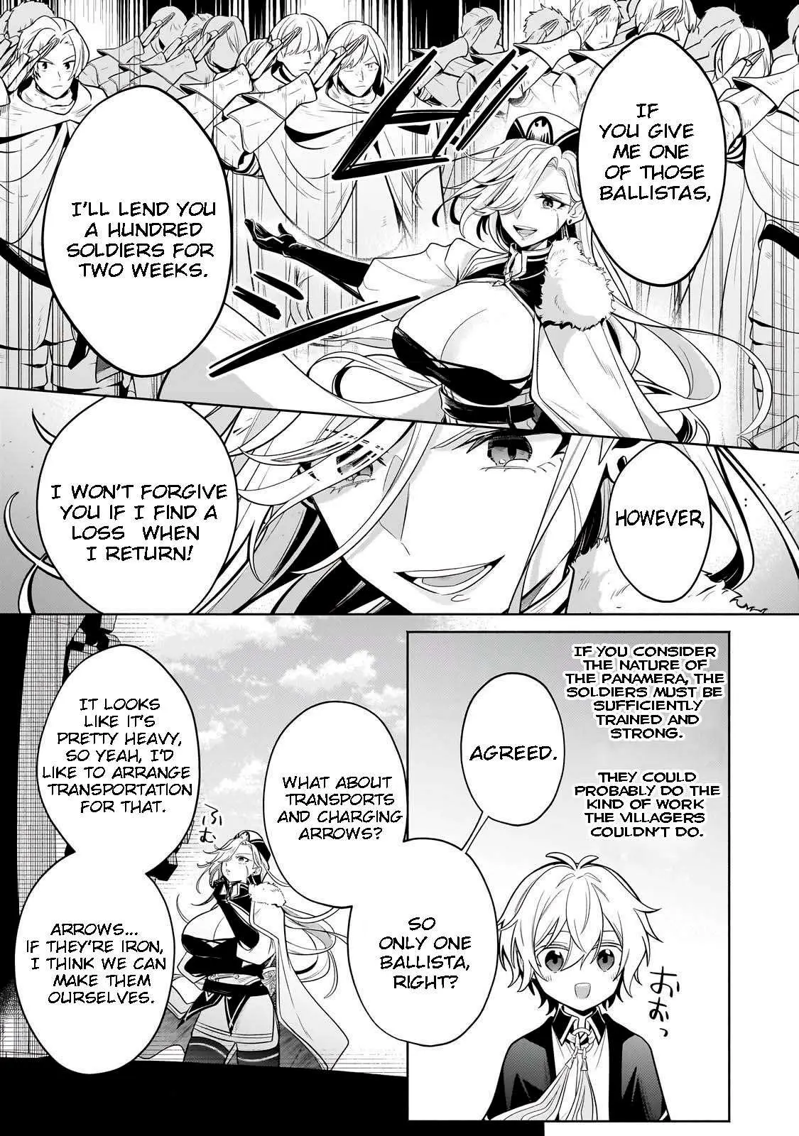 Okiraku Ryoushu no Tanoshii Ryouchi Bouei ~Seisan-kei Majutsu de Na mo na Kimura wo Saikyou no Jousai Toshi ni~ Chapter 19.2 — Page 9