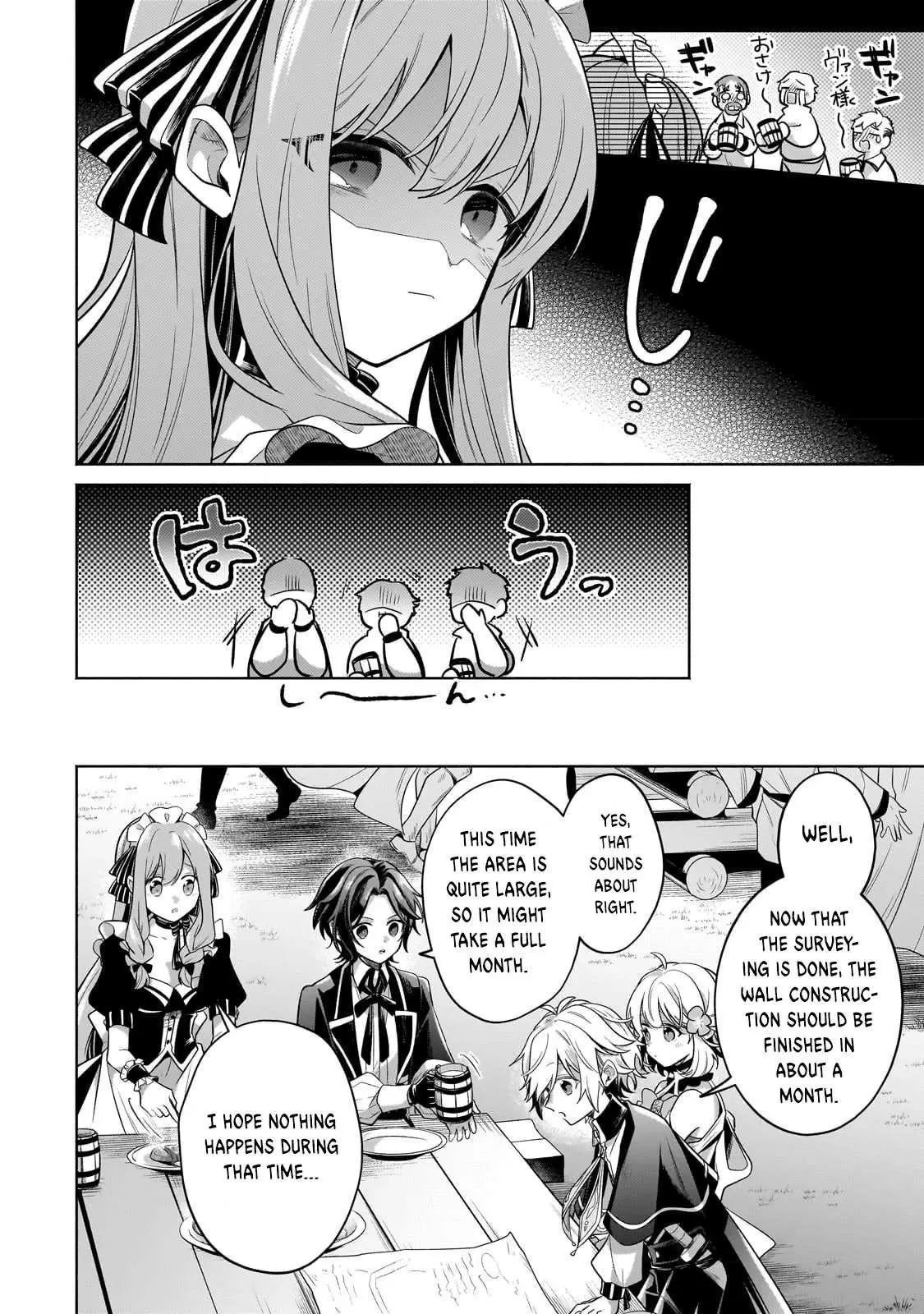 Okiraku Ryoushu no Tanoshii Ryouchi Bouei ~Seisan-kei Majutsu de Na mo na Kimura wo Saikyou no Jousai Toshi ni~ Chapter 19 — Page 32