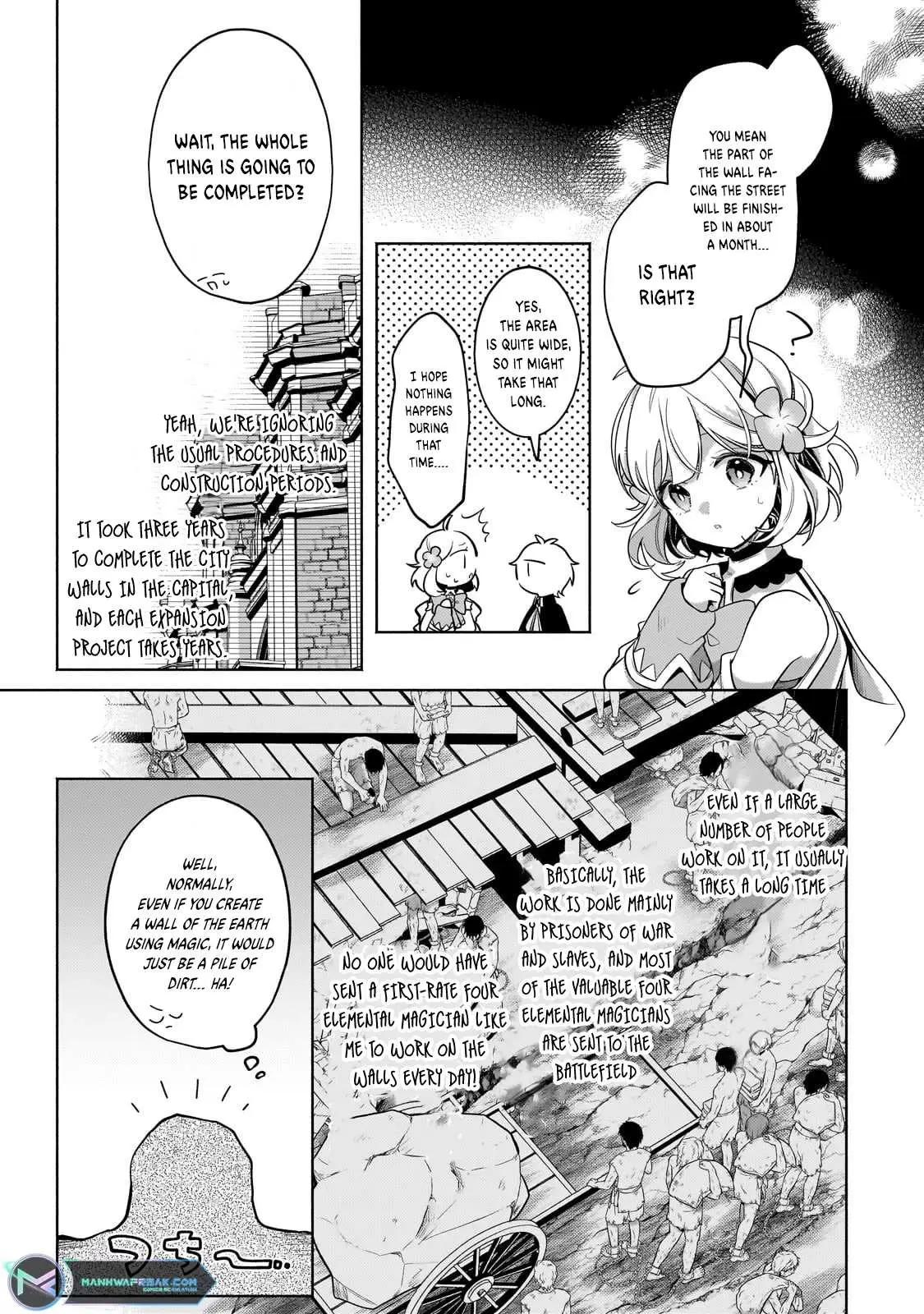 Okiraku Ryoushu no Tanoshii Ryouchi Bouei ~Seisan-kei Majutsu de Na mo na Kimura wo Saikyou no Jousai Toshi ni~ Chapter 19 — Page 33