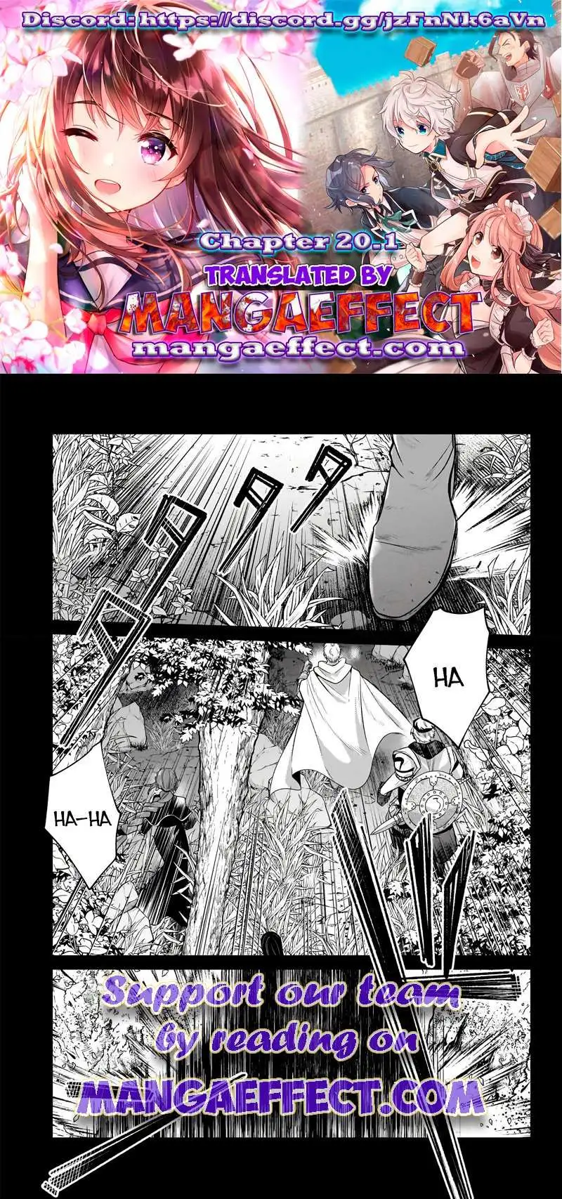 Okiraku Ryoushu no Tanoshii Ryouchi Bouei ~Seisan-kei Majutsu de Na mo na Kimura wo Saikyou no Jousai Toshi ni~ Chapter 20.1 — Page 1