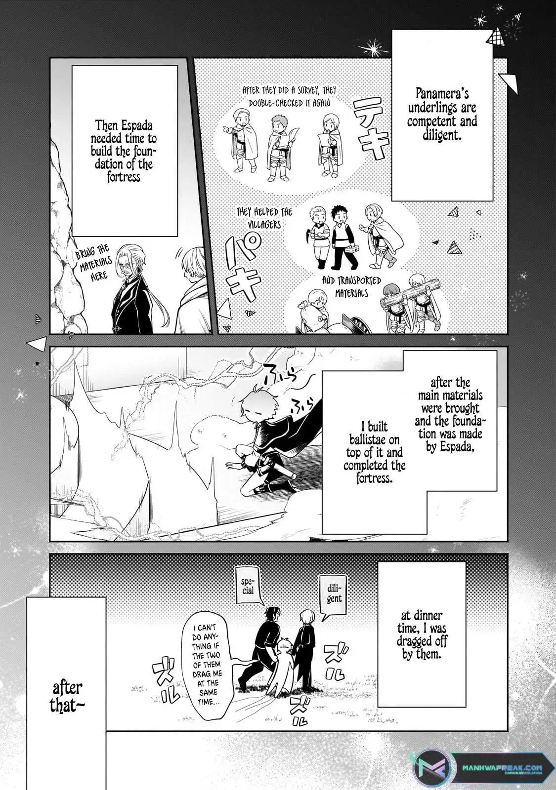 Okiraku Ryoushu no Tanoshii Ryouchi Bouei ~Seisan-kei Majutsu de Na mo na Kimura wo Saikyou no Jousai Toshi ni~ Chapter 20 — Page 3