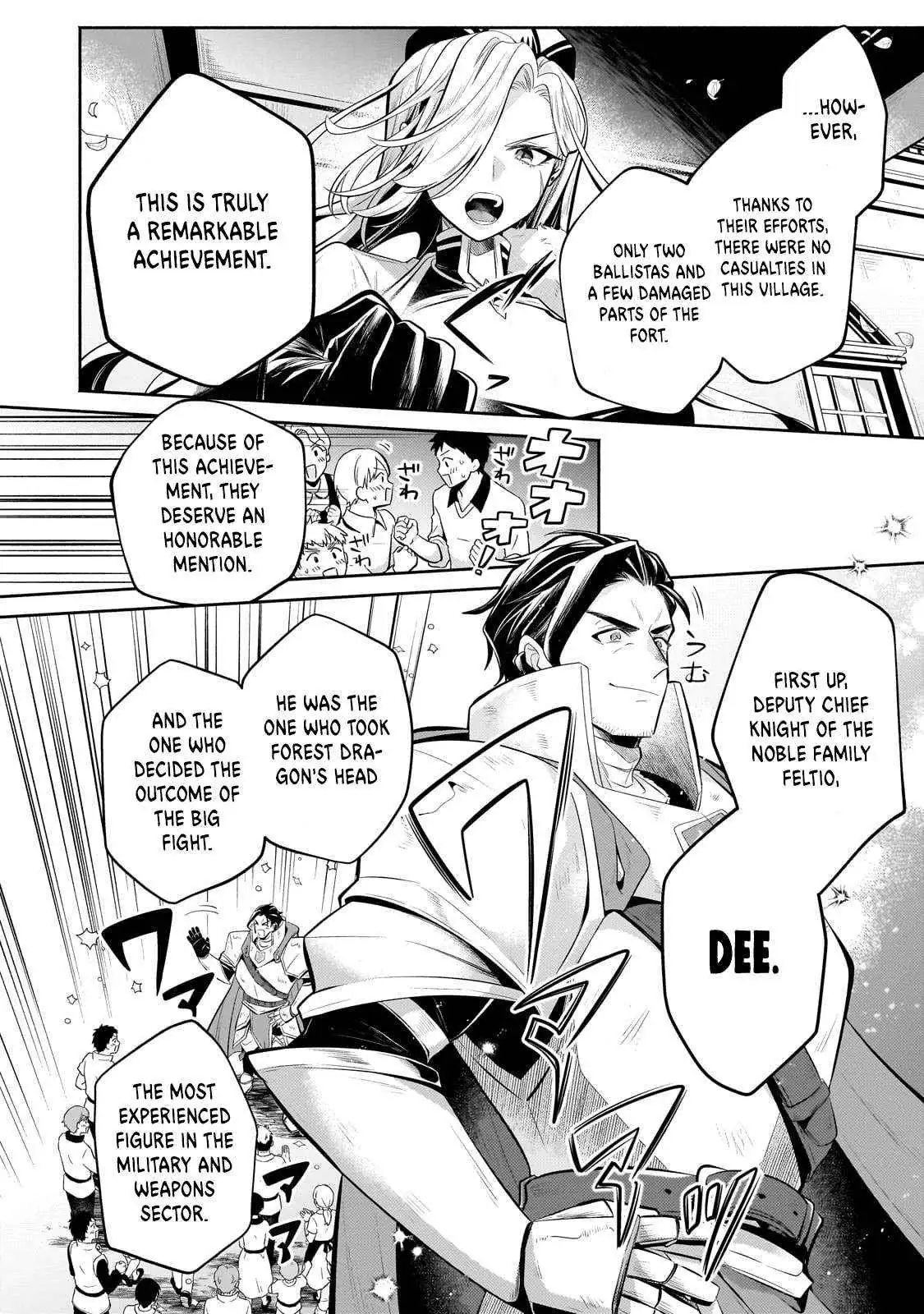 Okiraku Ryoushu no Tanoshii Ryouchi Bouei ~Seisan-kei Majutsu de Na mo na Kimura wo Saikyou no Jousai Toshi ni~ Chapter 22.1 — Page 8