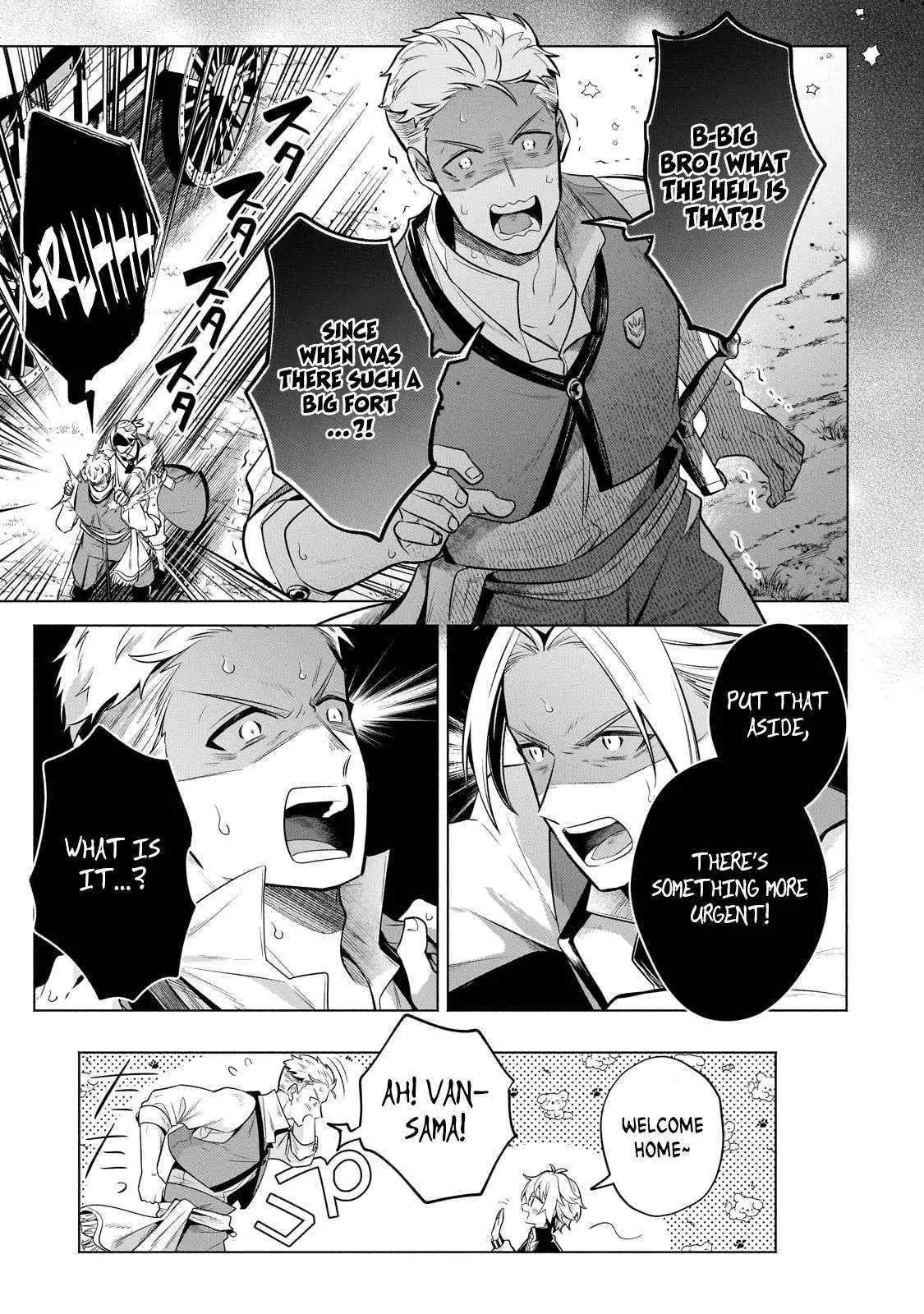 Okiraku Ryoushu no Tanoshii Ryouchi Bouei ~Seisan-kei Majutsu de Na mo na Kimura wo Saikyou no Jousai Toshi ni~ Chapter 22.1 — Page 15