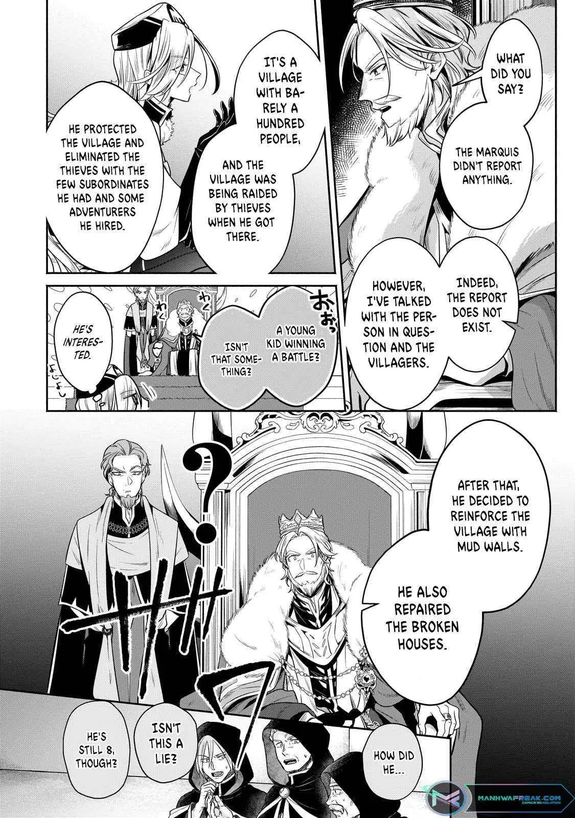 Okiraku Ryoushu no Tanoshii Ryouchi Bouei ~Seisan-kei Majutsu de Na mo na Kimura wo Saikyou no Jousai Toshi ni~ Chapter 24.1 — Page 12
