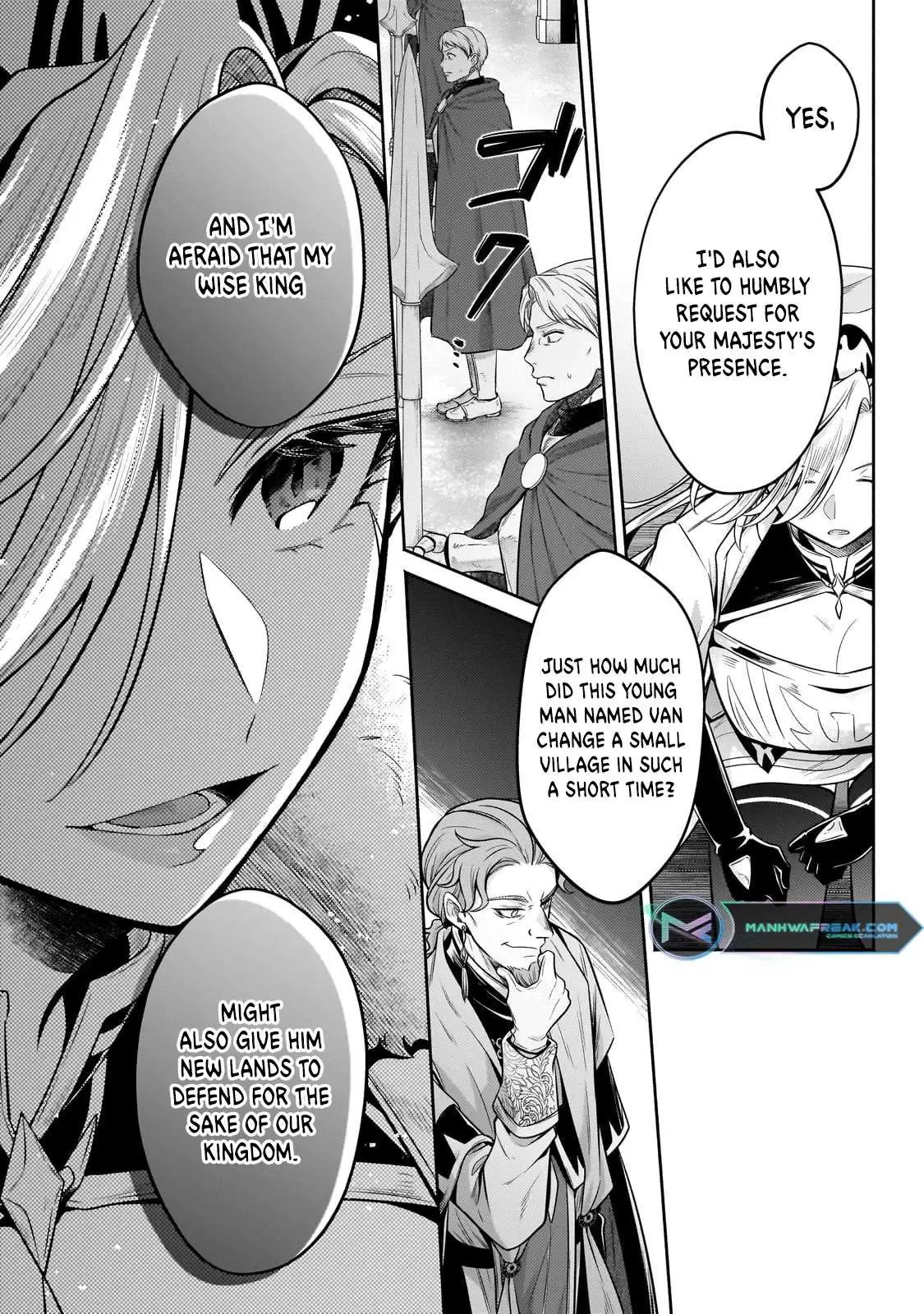 Okiraku Ryoushu no Tanoshii Ryouchi Bouei ~Seisan-kei Majutsu de Na mo na Kimura wo Saikyou no Jousai Toshi ni~ Chapter 24 — Page 14
