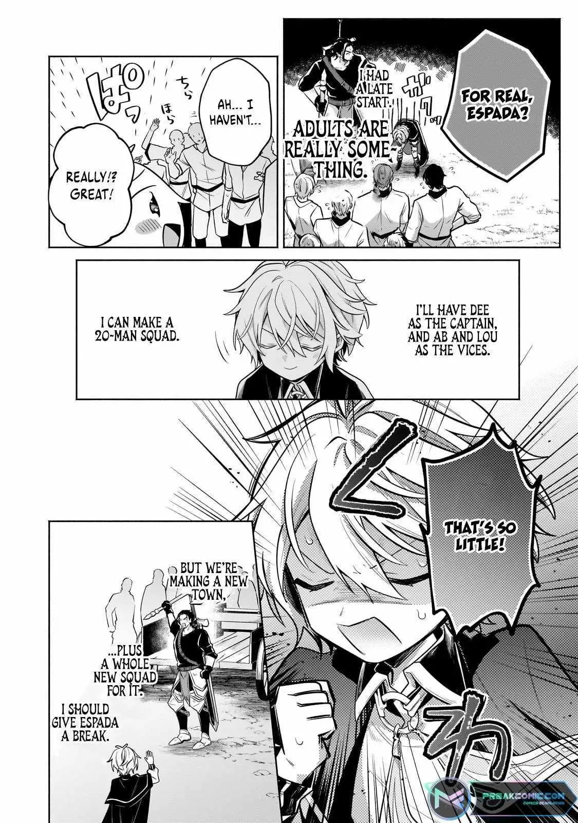 Okiraku Ryoushu no Tanoshii Ryouchi Bouei ~Seisan-kei Majutsu de Na mo na Kimura wo Saikyou no Jousai Toshi ni~ Chapter 27.1 — Page 7