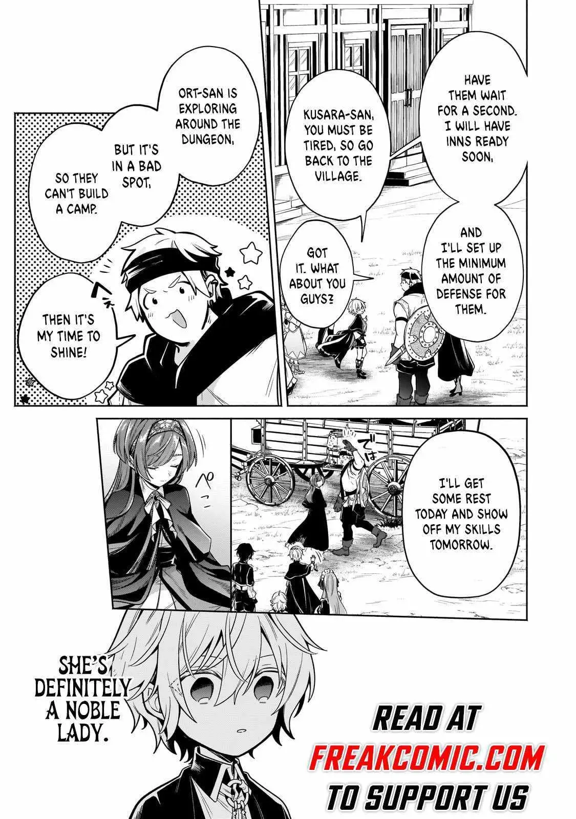 Okiraku Ryoushu no Tanoshii Ryouchi Bouei ~Seisan-kei Majutsu de Na mo na Kimura wo Saikyou no Jousai Toshi ni~ Chapter 27.1 — Page 14