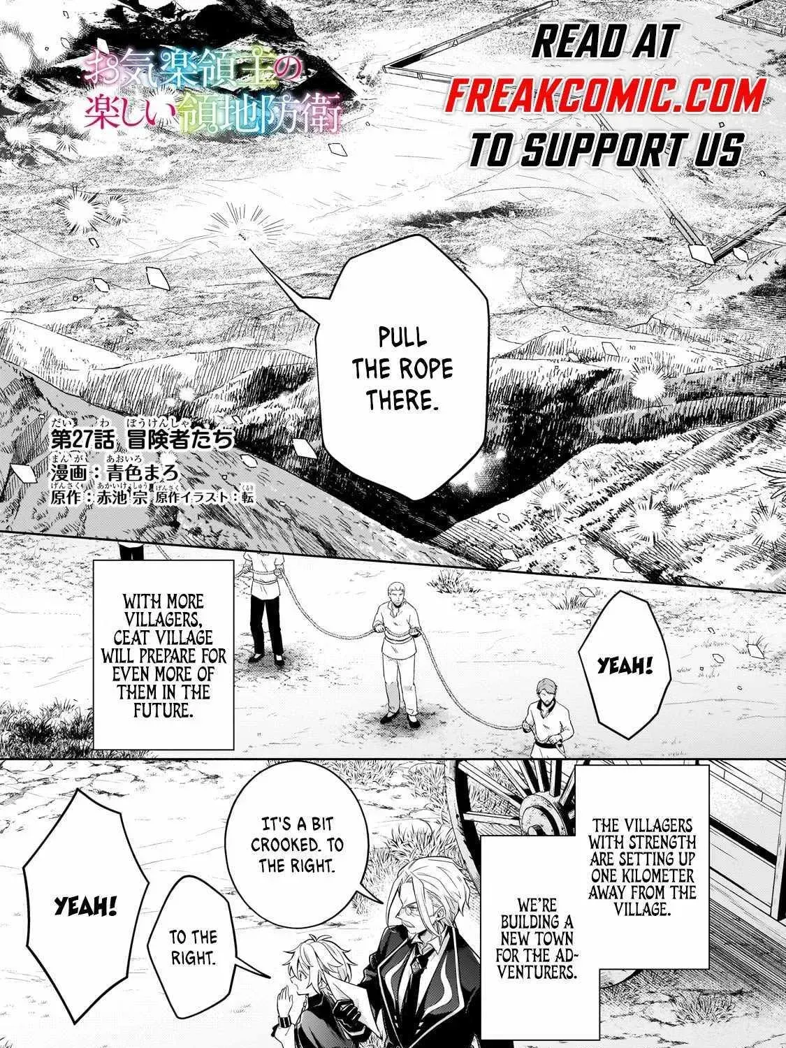 Okiraku Ryoushu no Tanoshii Ryouchi Bouei ~Seisan-kei Majutsu de Na mo na Kimura wo Saikyou no Jousai Toshi ni~ Chapter 27 — Page 4