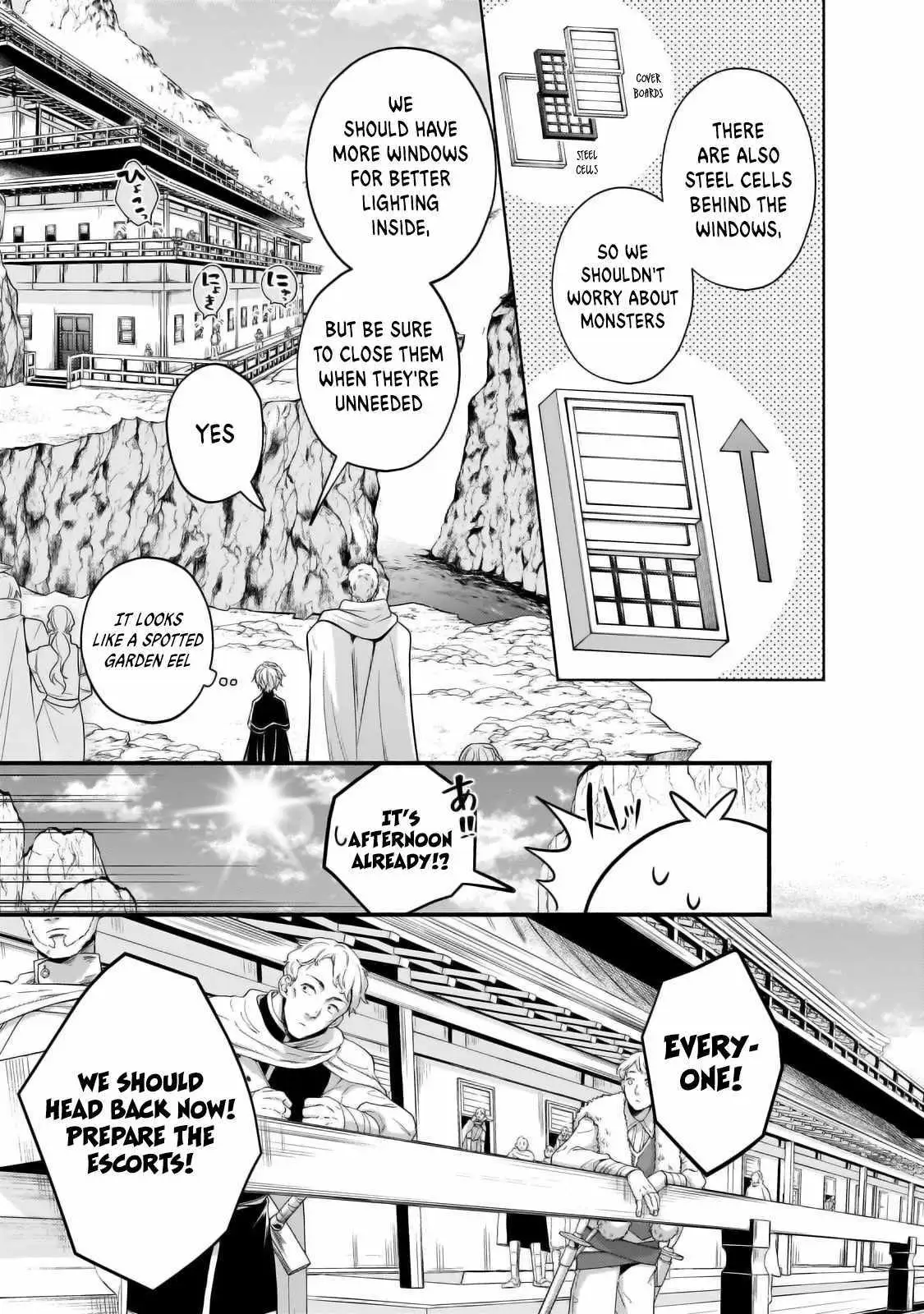 Okiraku Ryoushu no Tanoshii Ryouchi Bouei ~Seisan-kei Majutsu de Na mo na Kimura wo Saikyou no Jousai Toshi ni~ Chapter 28.2 — Page 7
