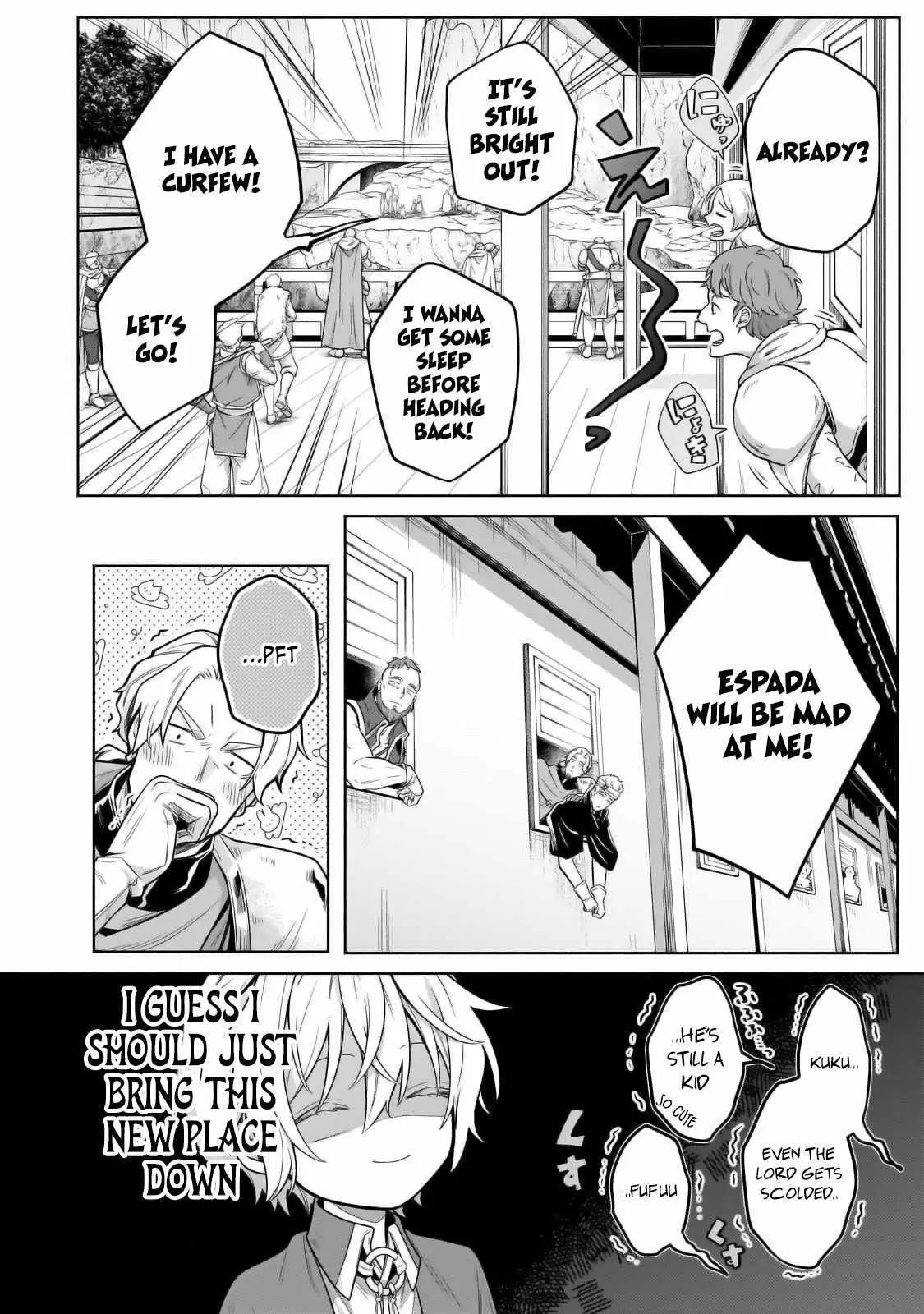 Okiraku Ryoushu no Tanoshii Ryouchi Bouei ~Seisan-kei Majutsu de Na mo na Kimura wo Saikyou no Jousai Toshi ni~ Chapter 28.2 — Page 8