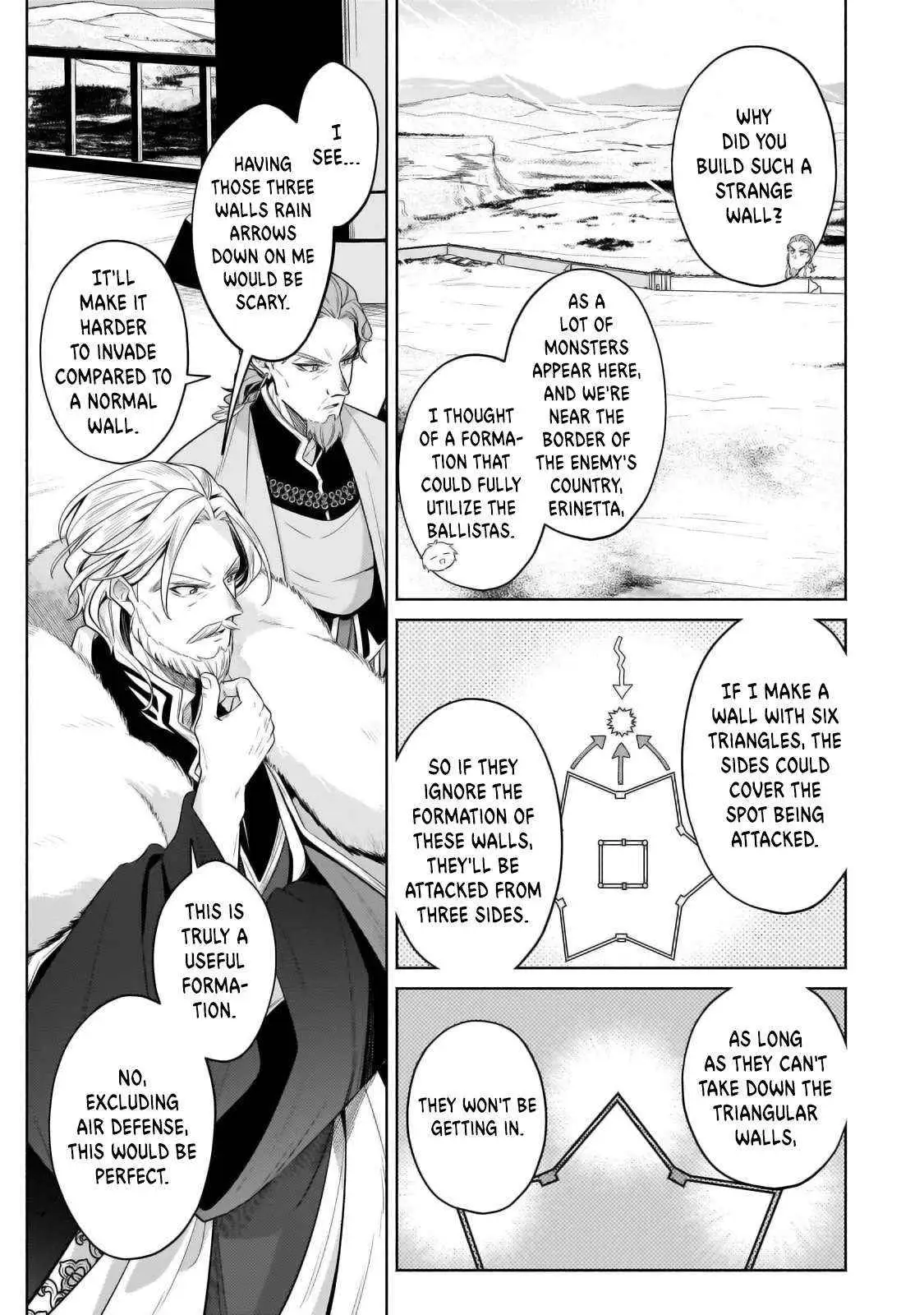 Okiraku Ryoushu no Tanoshii Ryouchi Bouei ~Seisan-kei Majutsu de Na mo na Kimura wo Saikyou no Jousai Toshi ni~ Chapter 33.1 — Page 6