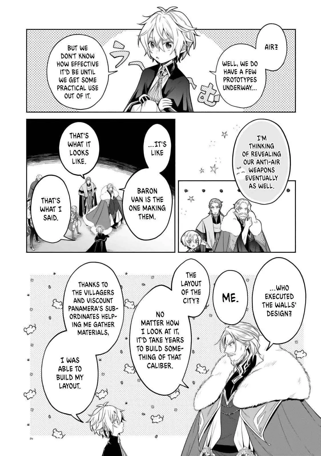 Okiraku Ryoushu no Tanoshii Ryouchi Bouei ~Seisan-kei Majutsu de Na mo na Kimura wo Saikyou no Jousai Toshi ni~ Chapter 33.1 — Page 7