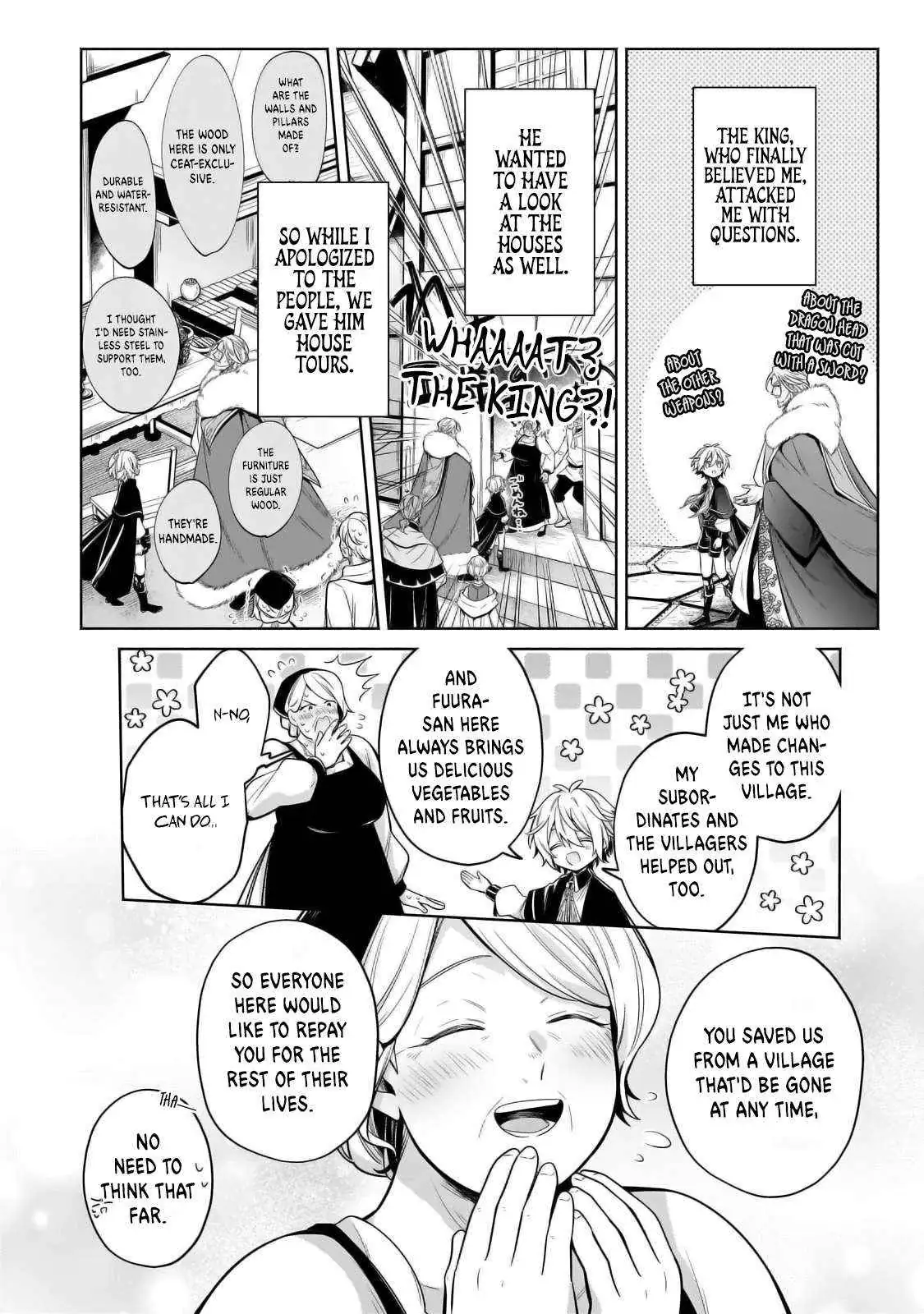 Okiraku Ryoushu no Tanoshii Ryouchi Bouei ~Seisan-kei Majutsu de Na mo na Kimura wo Saikyou no Jousai Toshi ni~ Chapter 33.1 — Page 11