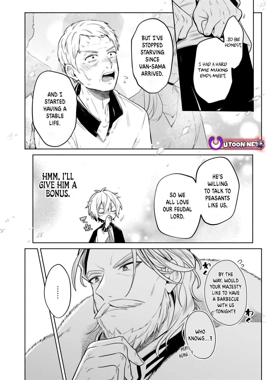 Okiraku Ryoushu no Tanoshii Ryouchi Bouei ~Seisan-kei Majutsu de Na mo na Kimura wo Saikyou no Jousai Toshi ni~ Chapter 33.1 — Page 13