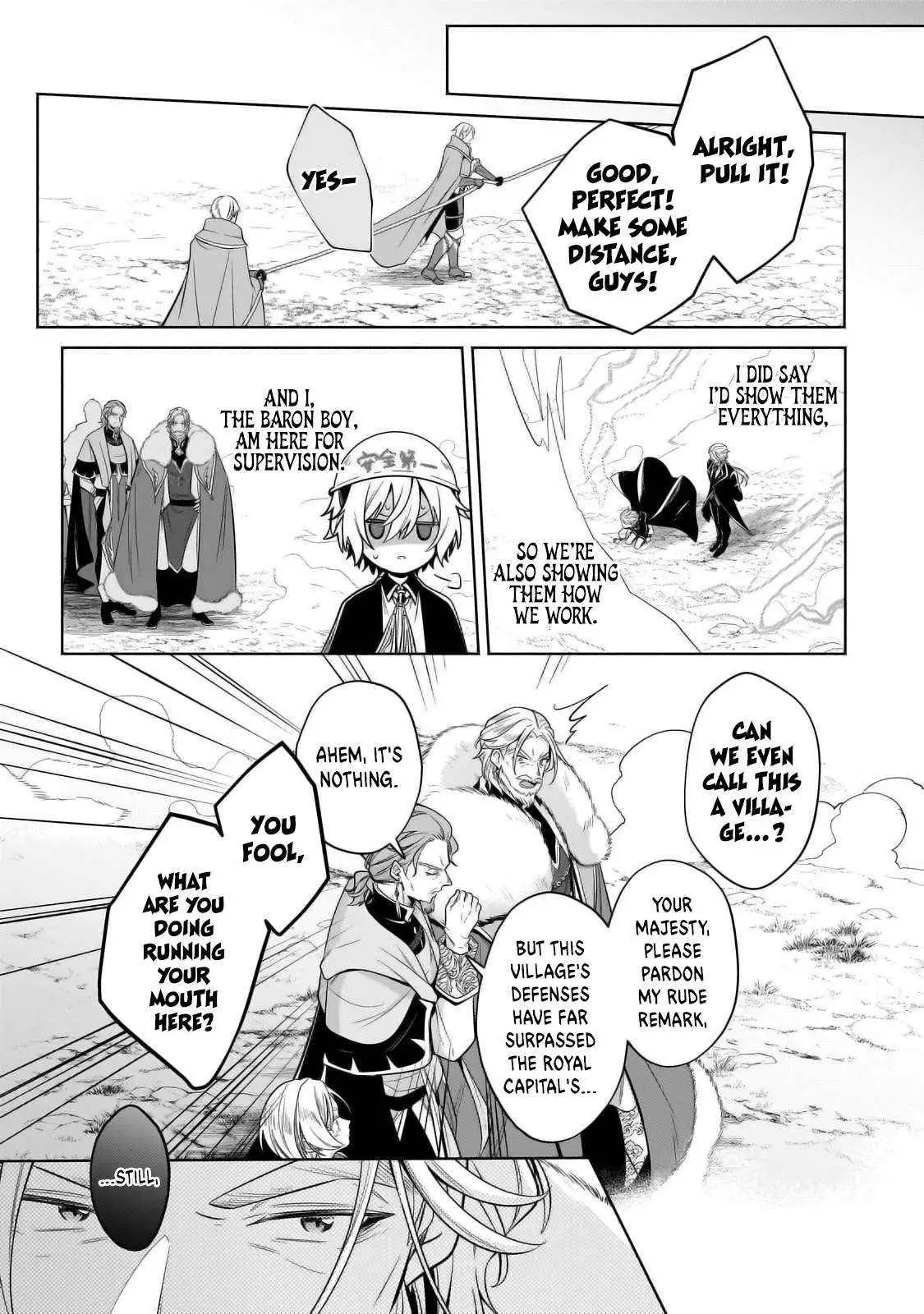 Okiraku Ryoushu no Tanoshii Ryouchi Bouei ~Seisan-kei Majutsu de Na mo na Kimura wo Saikyou no Jousai Toshi ni~ Chapter 33.2 — Page 4