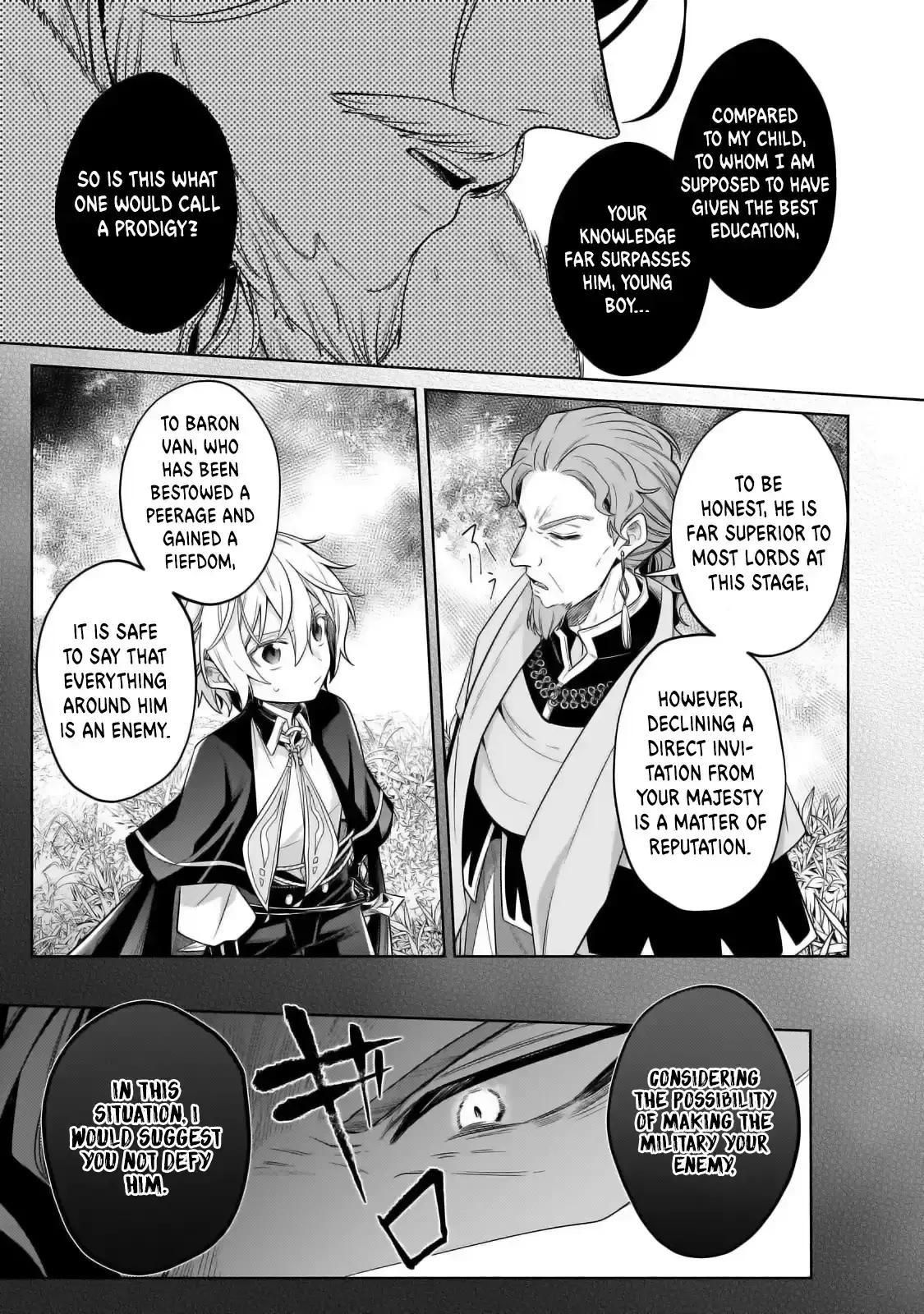 Okiraku Ryoushu no Tanoshii Ryouchi Bouei ~Seisan-kei Majutsu de Na mo na Kimura wo Saikyou no Jousai Toshi ni~ Chapter 34.1 — Page 6