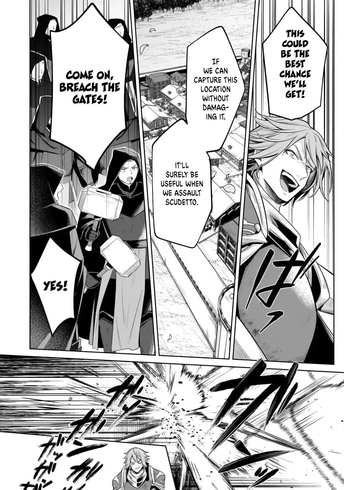 Okiraku Ryoushu no Tanoshii Ryouchi Bouei ~Seisan-kei Majutsu de Na mo na Kimura wo Saikyou no Jousai Toshi ni~ Chapter 35.1 — Page 6