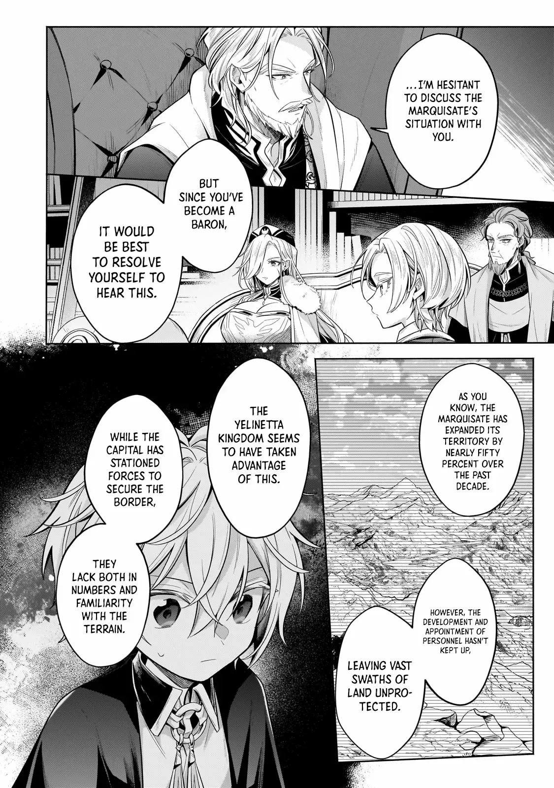 Okiraku Ryoushu no Tanoshii Ryouchi Bouei ~Seisan-kei Majutsu de Na mo na Kimura wo Saikyou no Jousai Toshi ni~ Chapter 36.1 — Page 7