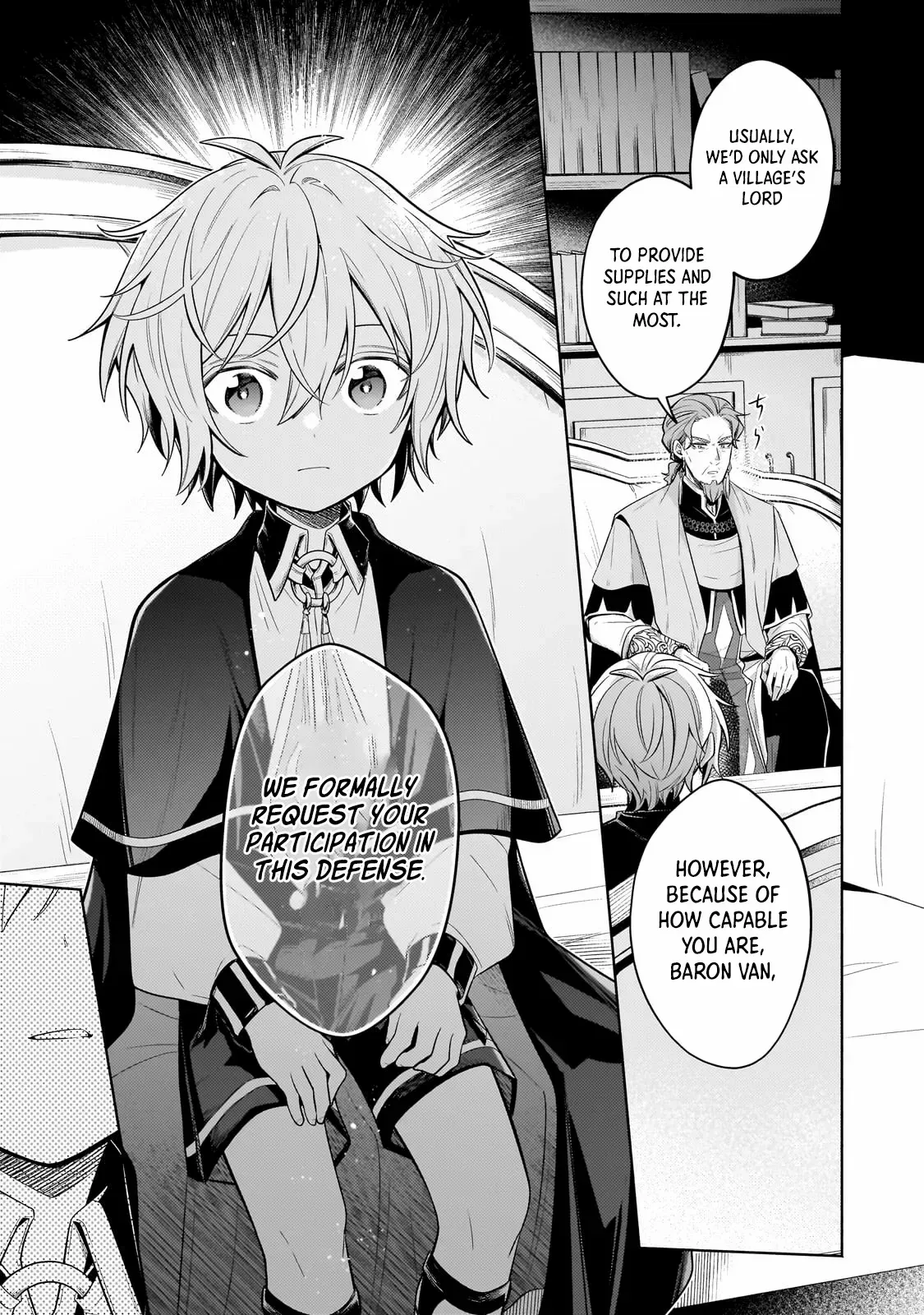 Okiraku Ryoushu no Tanoshii Ryouchi Bouei ~Seisan-kei Majutsu de Na mo na Kimura wo Saikyou no Jousai Toshi ni~ Chapter 36.1 — Page 10