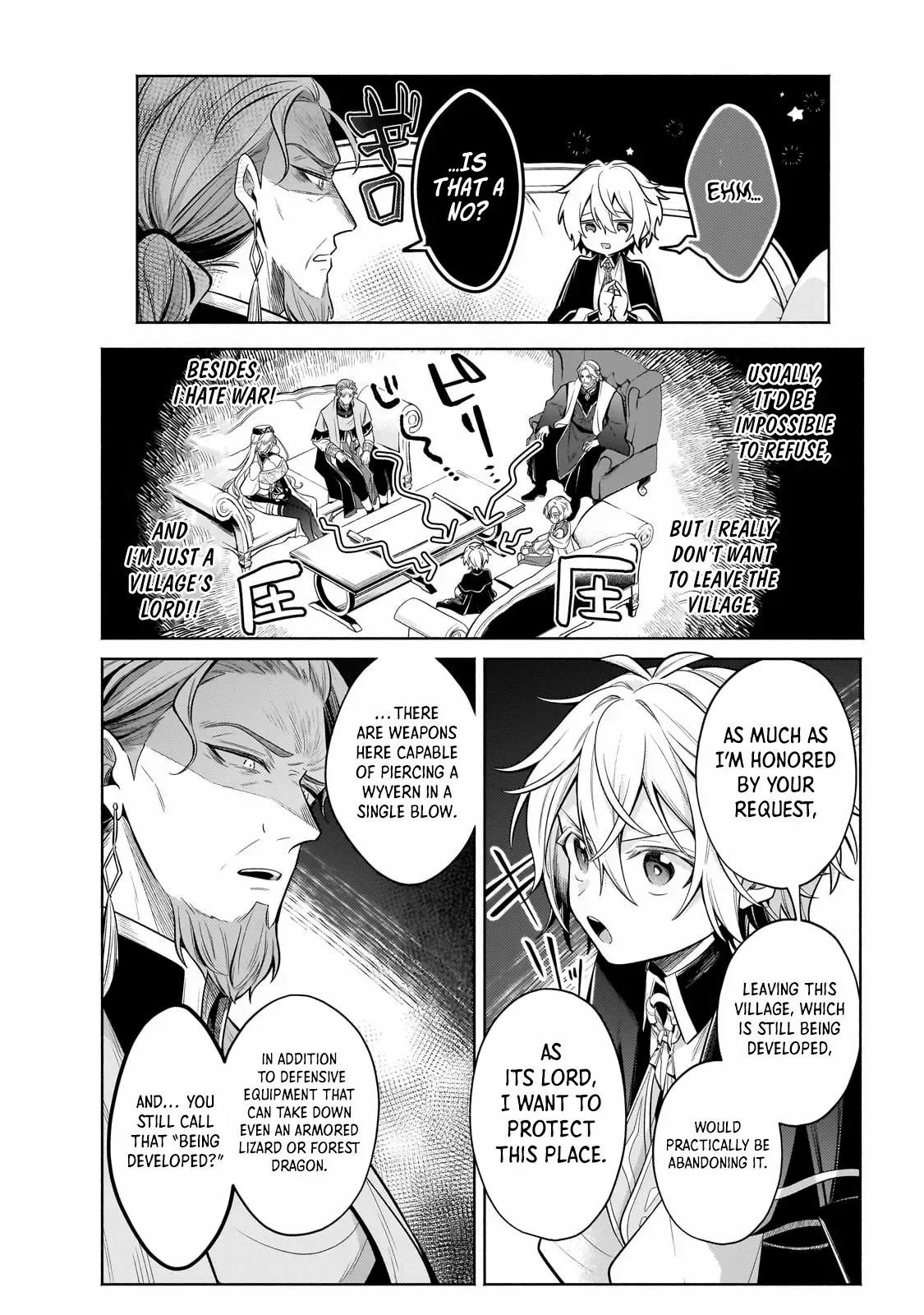 Okiraku Ryoushu no Tanoshii Ryouchi Bouei ~Seisan-kei Majutsu de Na mo na Kimura wo Saikyou no Jousai Toshi ni~ Chapter 36.1 — Page 11