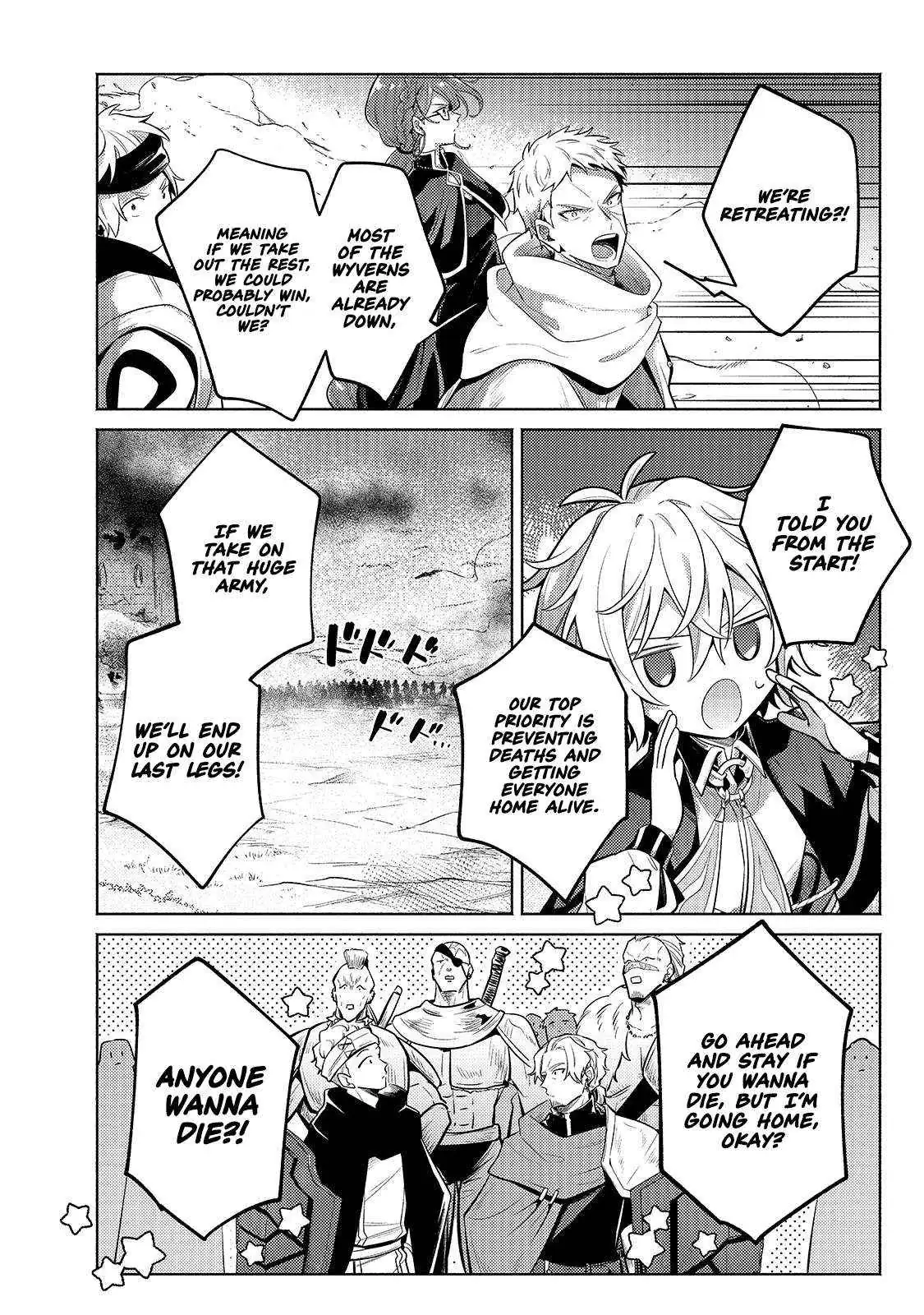 Okiraku Ryoushu no Tanoshii Ryouchi Bouei ~Seisan-kei Majutsu de Na mo na Kimura wo Saikyou no Jousai Toshi ni~ Chapter 39.1 — Page 13