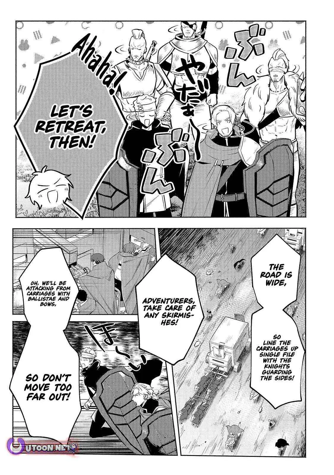Okiraku Ryoushu no Tanoshii Ryouchi Bouei ~Seisan-kei Majutsu de Na mo na Kimura wo Saikyou no Jousai Toshi ni~ Chapter 39.1 — Page 14