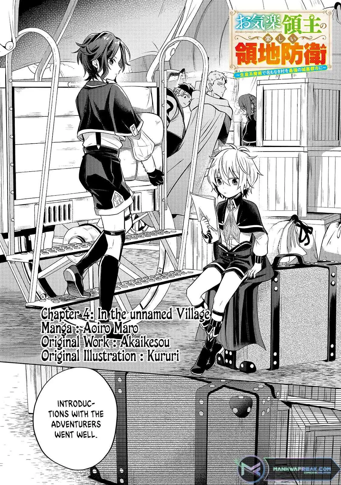 Okiraku Ryoushu no Tanoshii Ryouchi Bouei ~Seisan-kei Majutsu de Na mo na Kimura wo Saikyou no Jousai Toshi ni~ Chapter 4 — Page 7