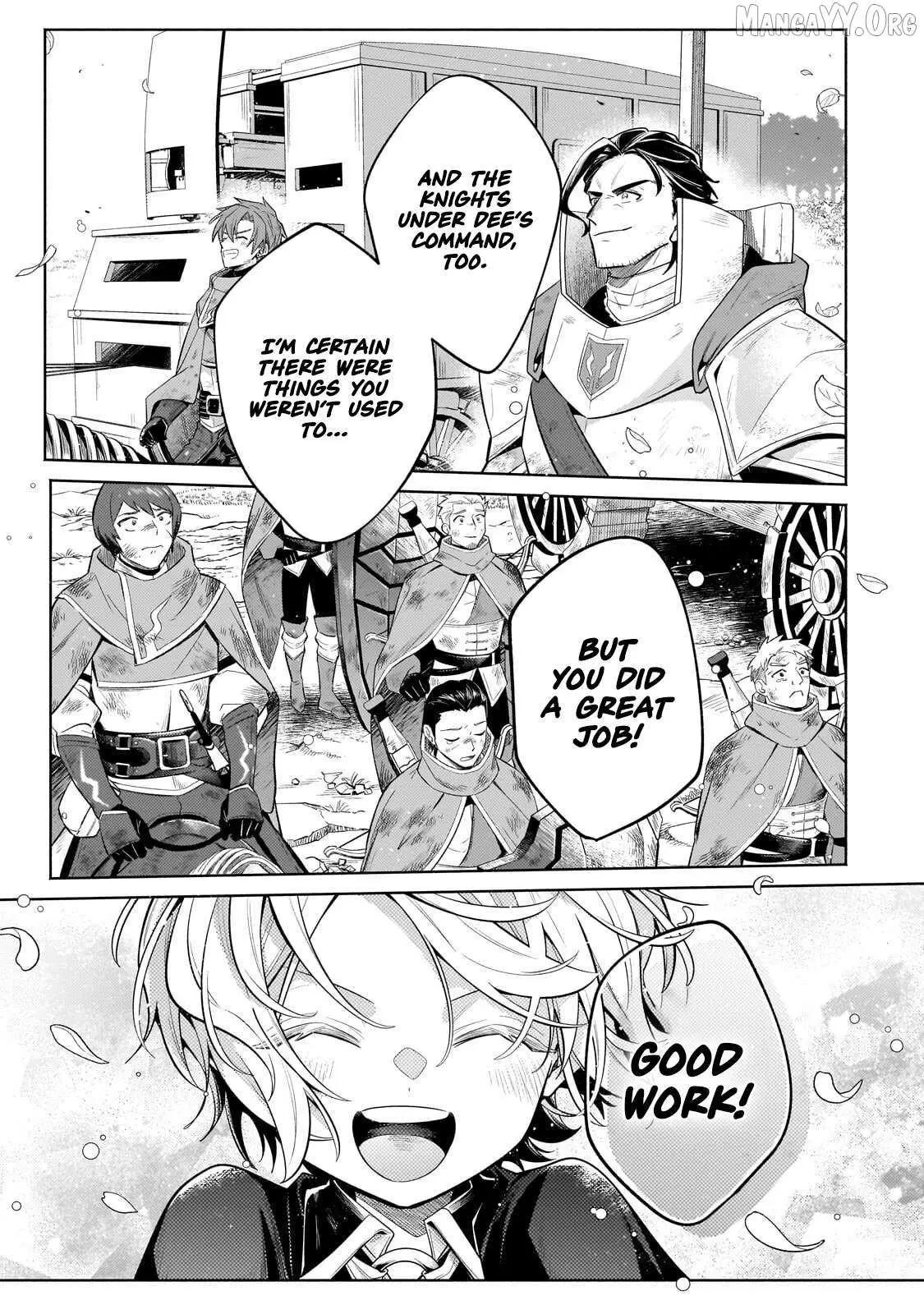 Okiraku Ryoushu no Tanoshii Ryouchi Bouei ~Seisan-kei Majutsu de Na mo na Kimura wo Saikyou no Jousai Toshi ni~ Chapter 40.1 — Page 4