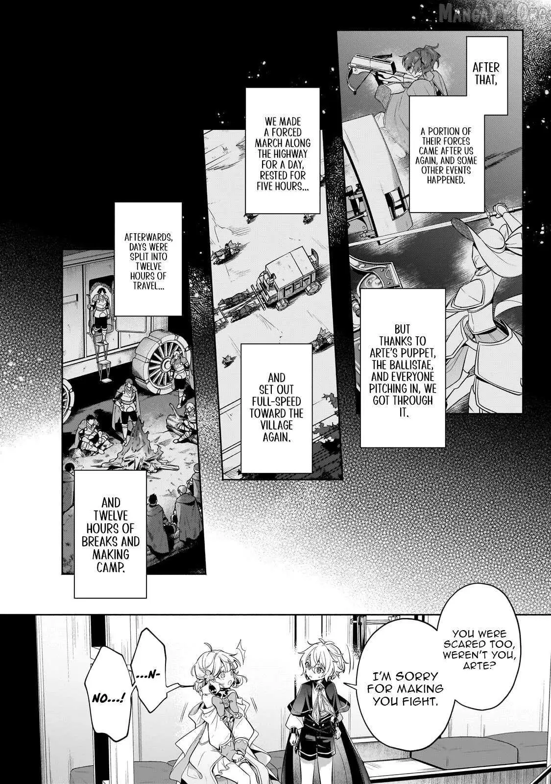 Okiraku Ryoushu no Tanoshii Ryouchi Bouei ~Seisan-kei Majutsu de Na mo na Kimura wo Saikyou no Jousai Toshi ni~ Chapter 40.1 — Page 7